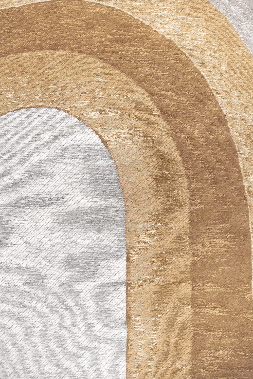 Blake Orange Rainbow Round Rug - Image 6