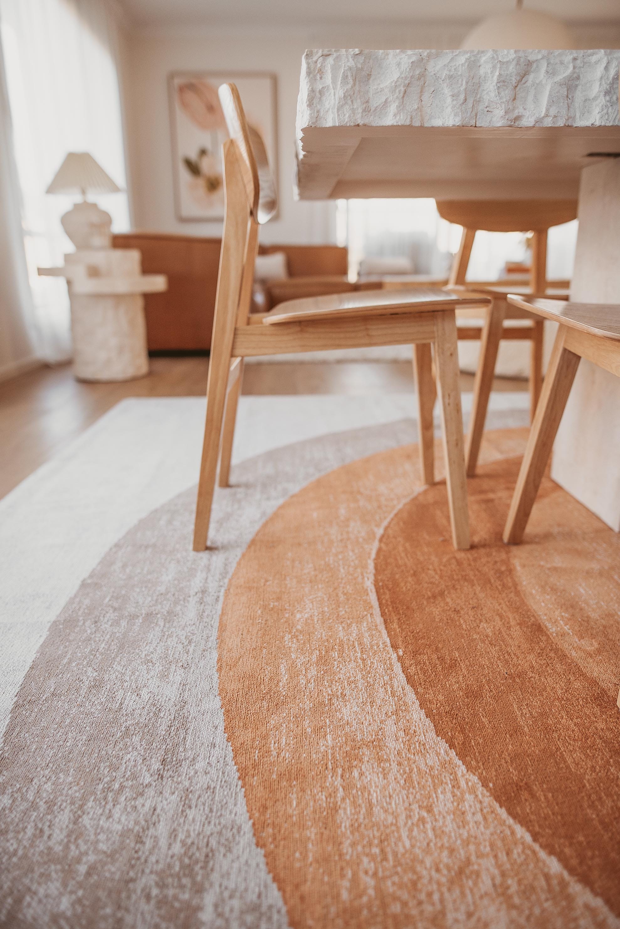 Blake Orange Rainbow Rug - Image 12