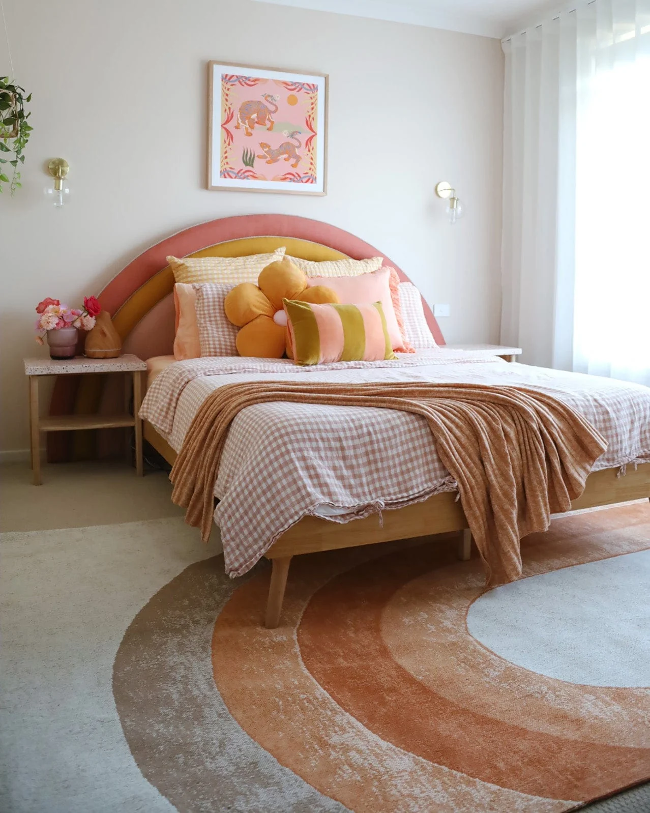 Blake Orange Rainbow Rug - Image 2