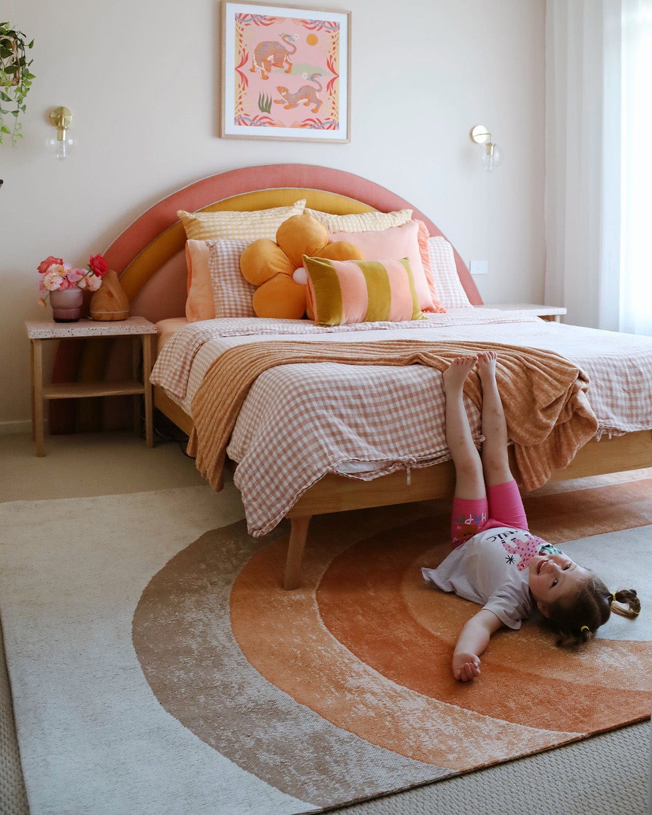 Blake Orange Rainbow Rug - Image 3