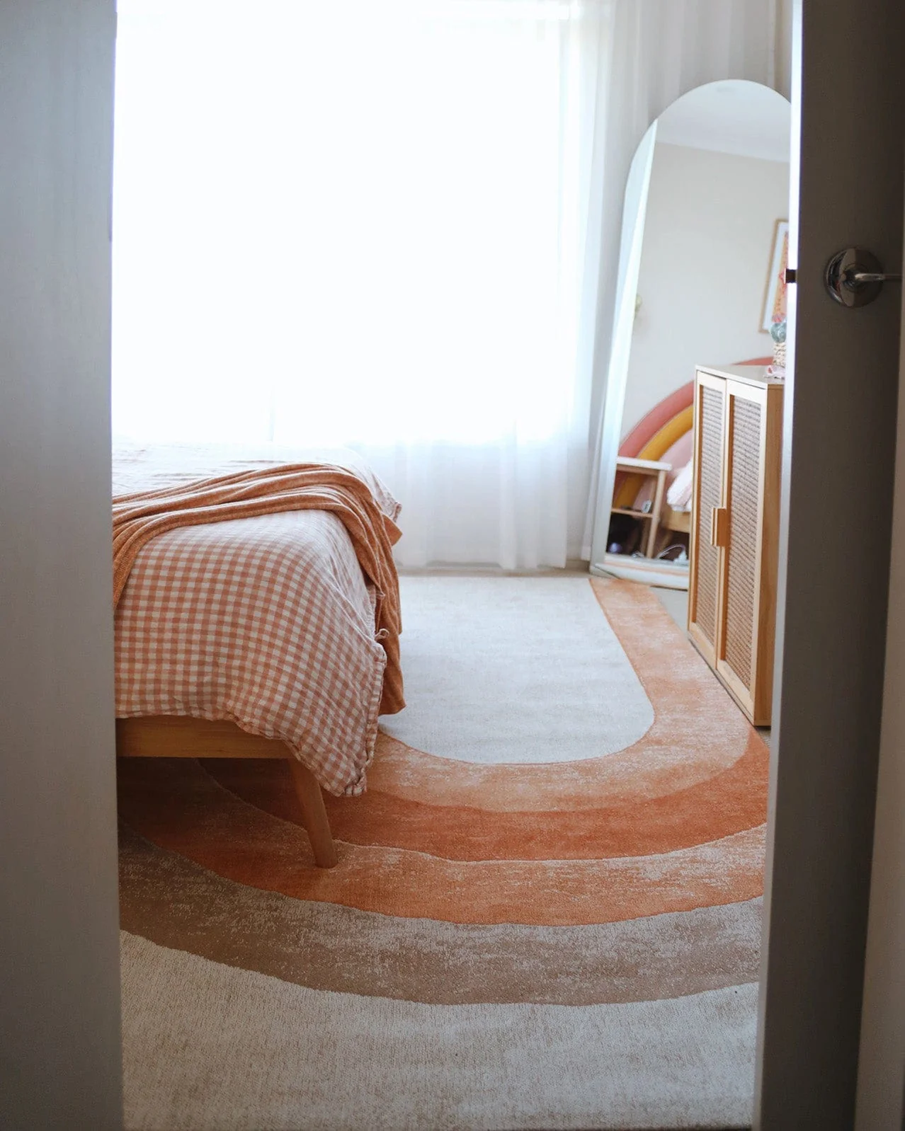 Blake Orange Rainbow Rug - Image 5