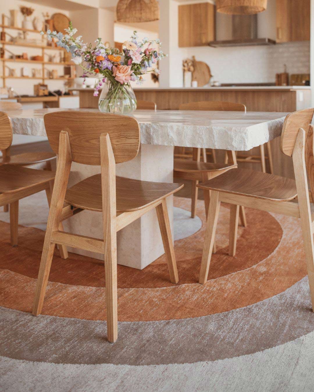 Blake Orange Rainbow Rug - Image 6