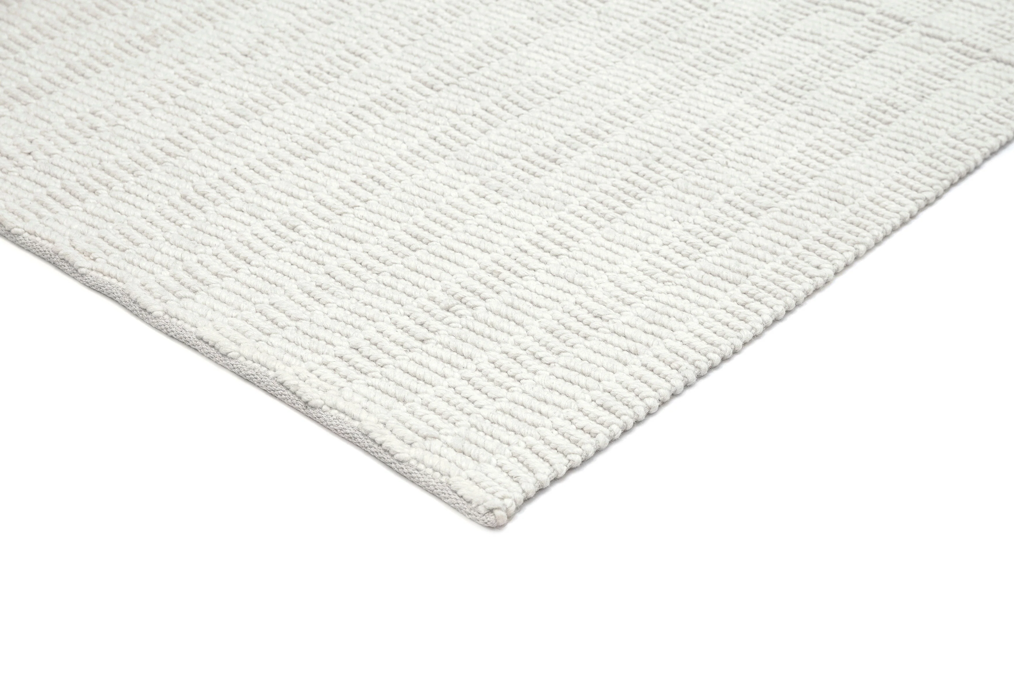 Blanca Ivory Textured Wool Rug - Image 11