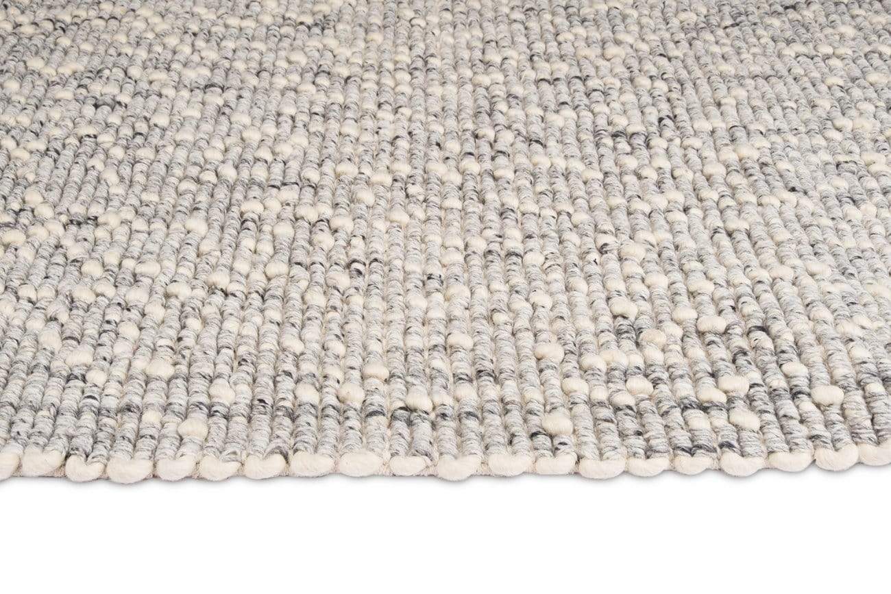 Bree Ivory and Grey Marble Wool Rug - Image 10