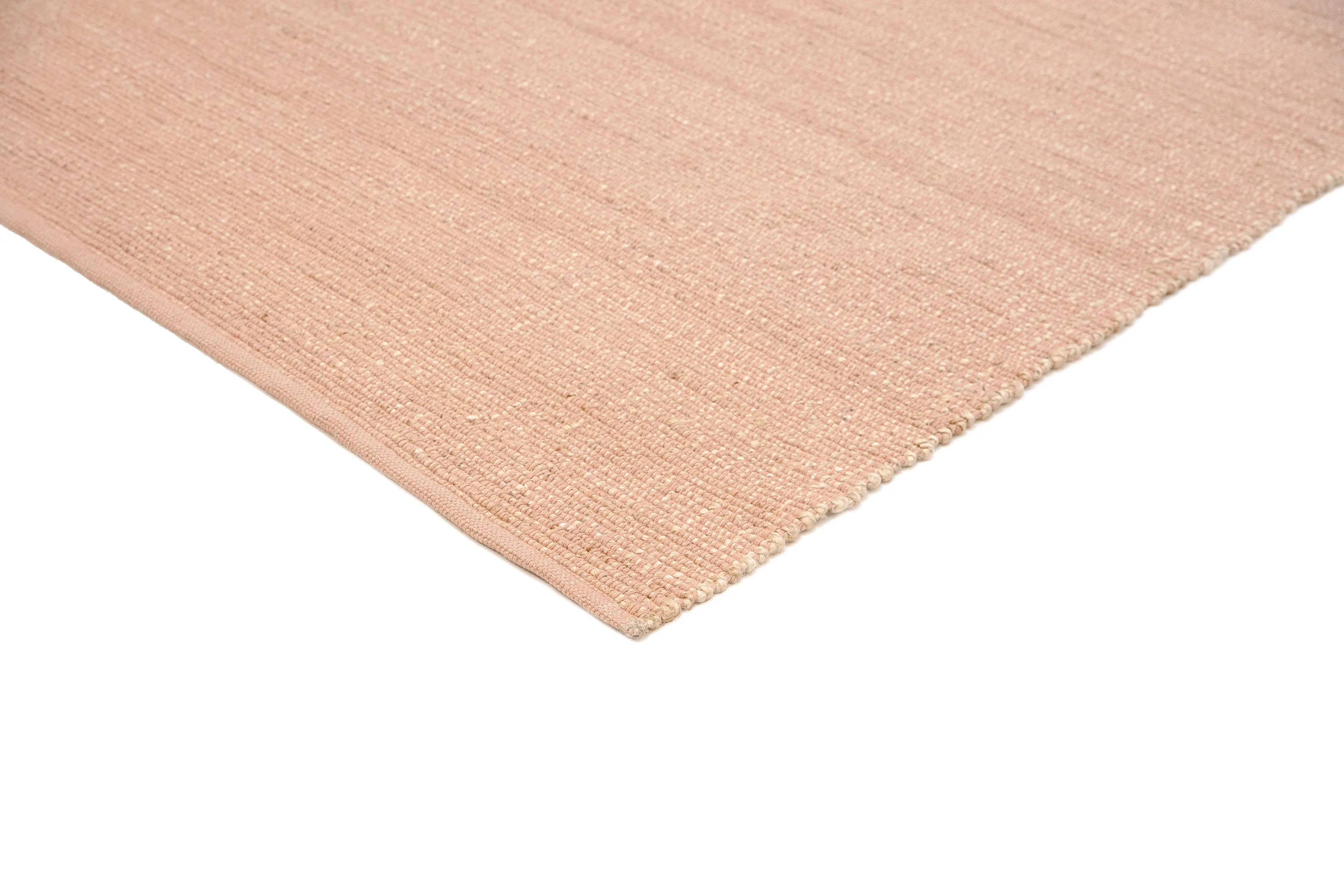 Briony Peach Flatweave Jute and Cotton Rug - Image 2