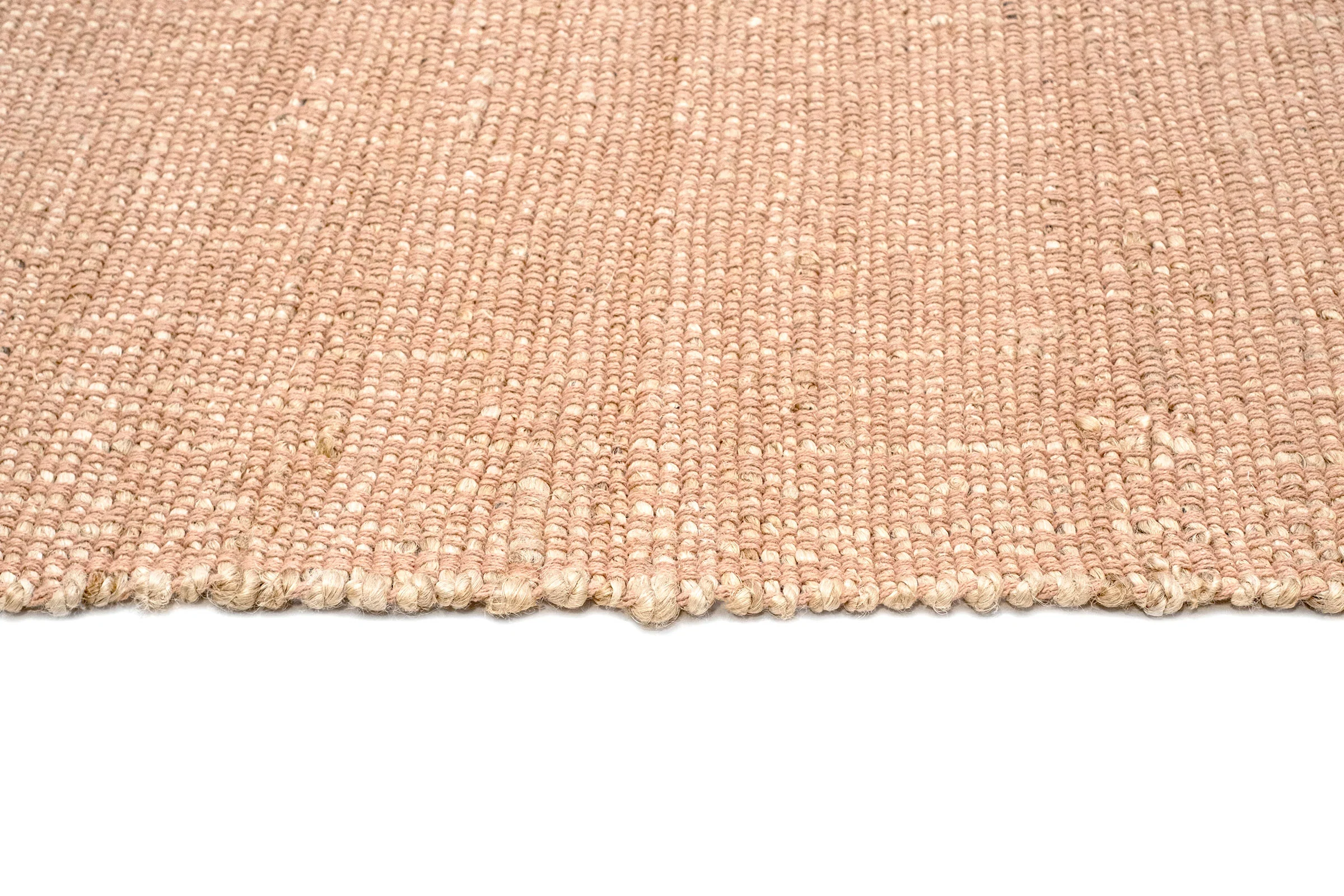 Briony Peach Flatweave Jute and Cotton Rug - Image 3