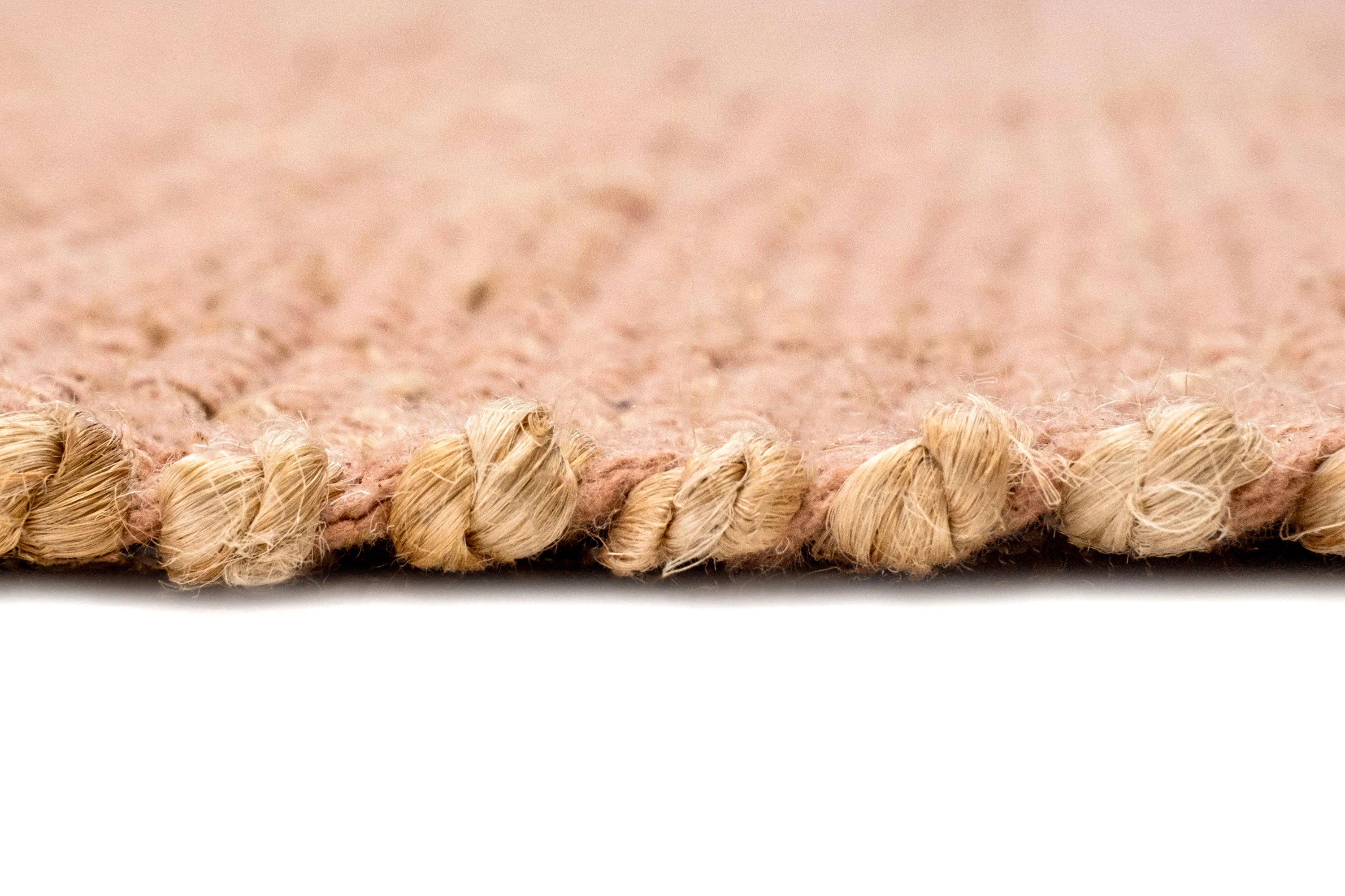 Briony Peach Flatweave Jute and Cotton Rug - Image 5