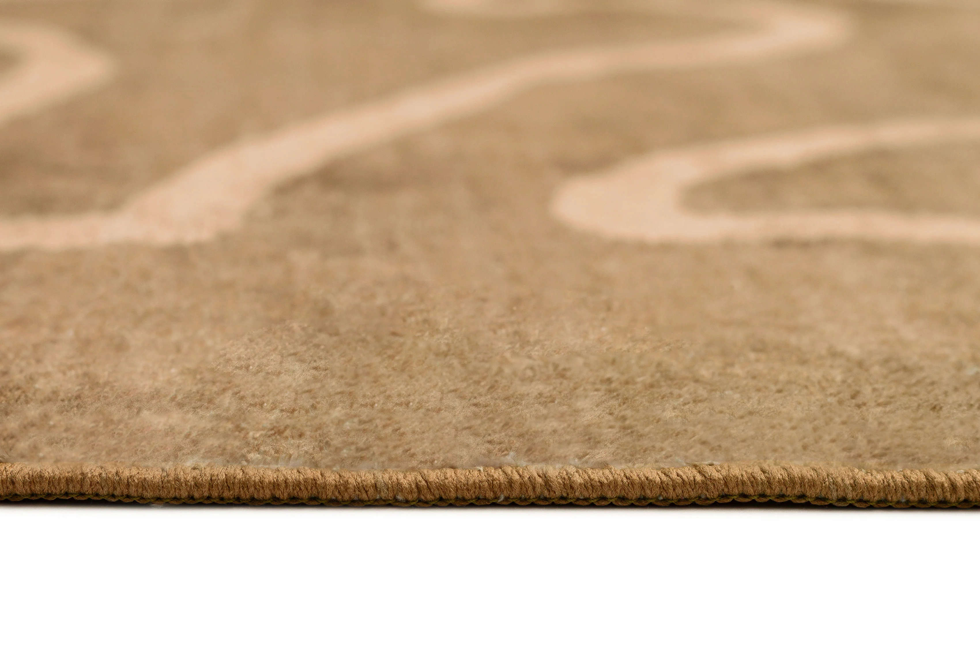 Bruna Brown Hand Drawn Washable Rug - Image 10