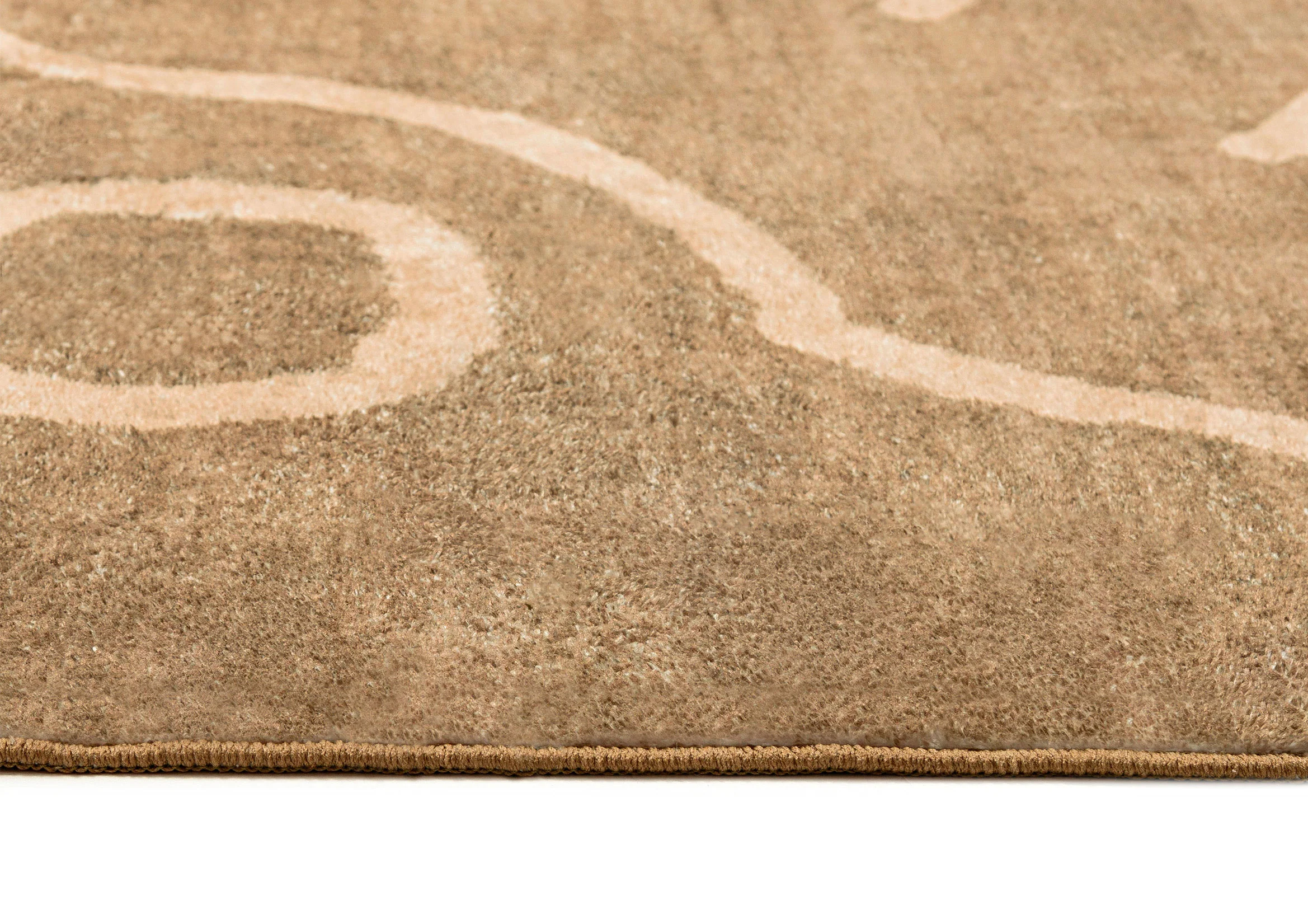 Bruna Brown Hand Drawn Washable Rug - Image 7