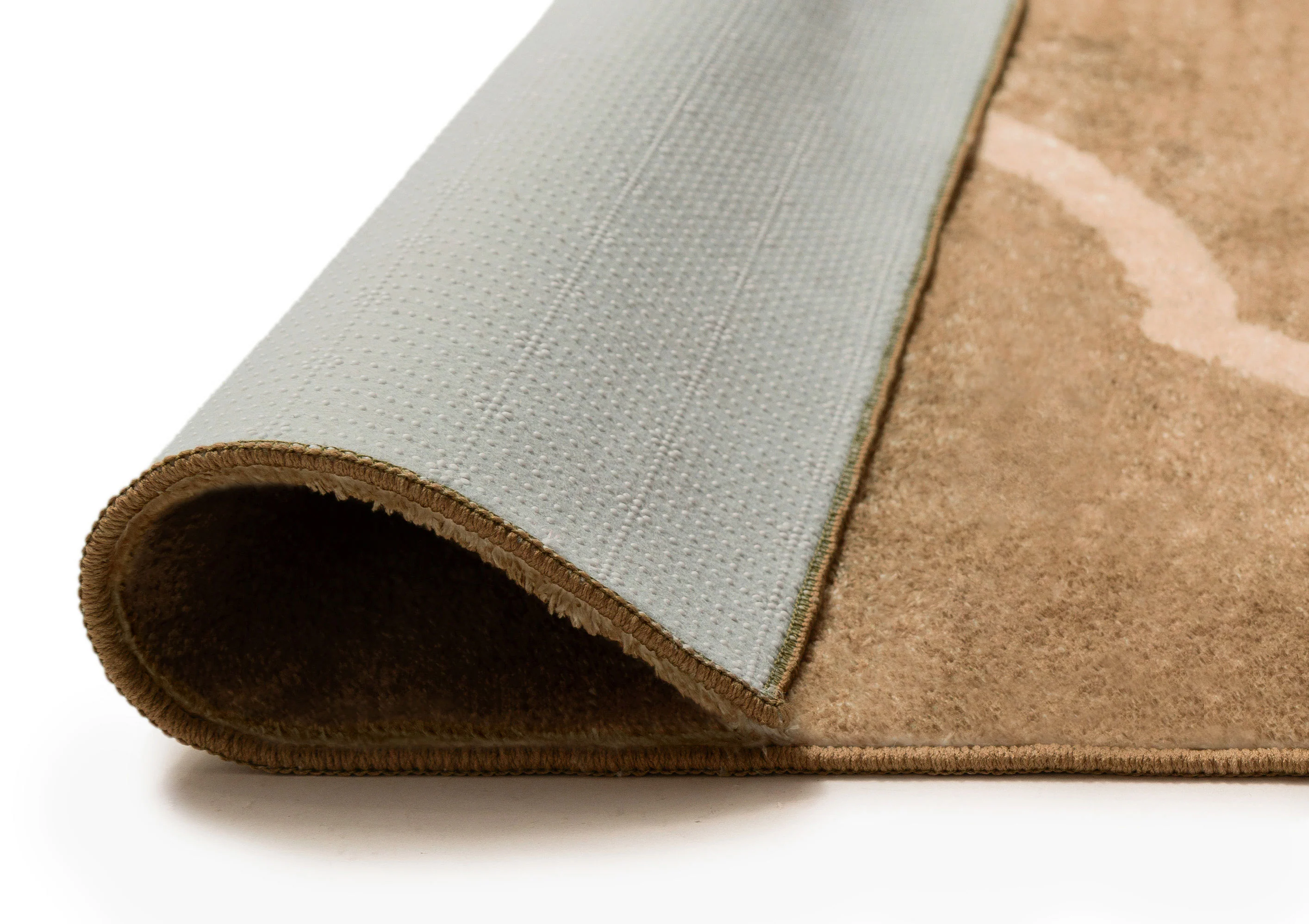 Bruna Brown Hand Drawn Washable Rug - Image 8