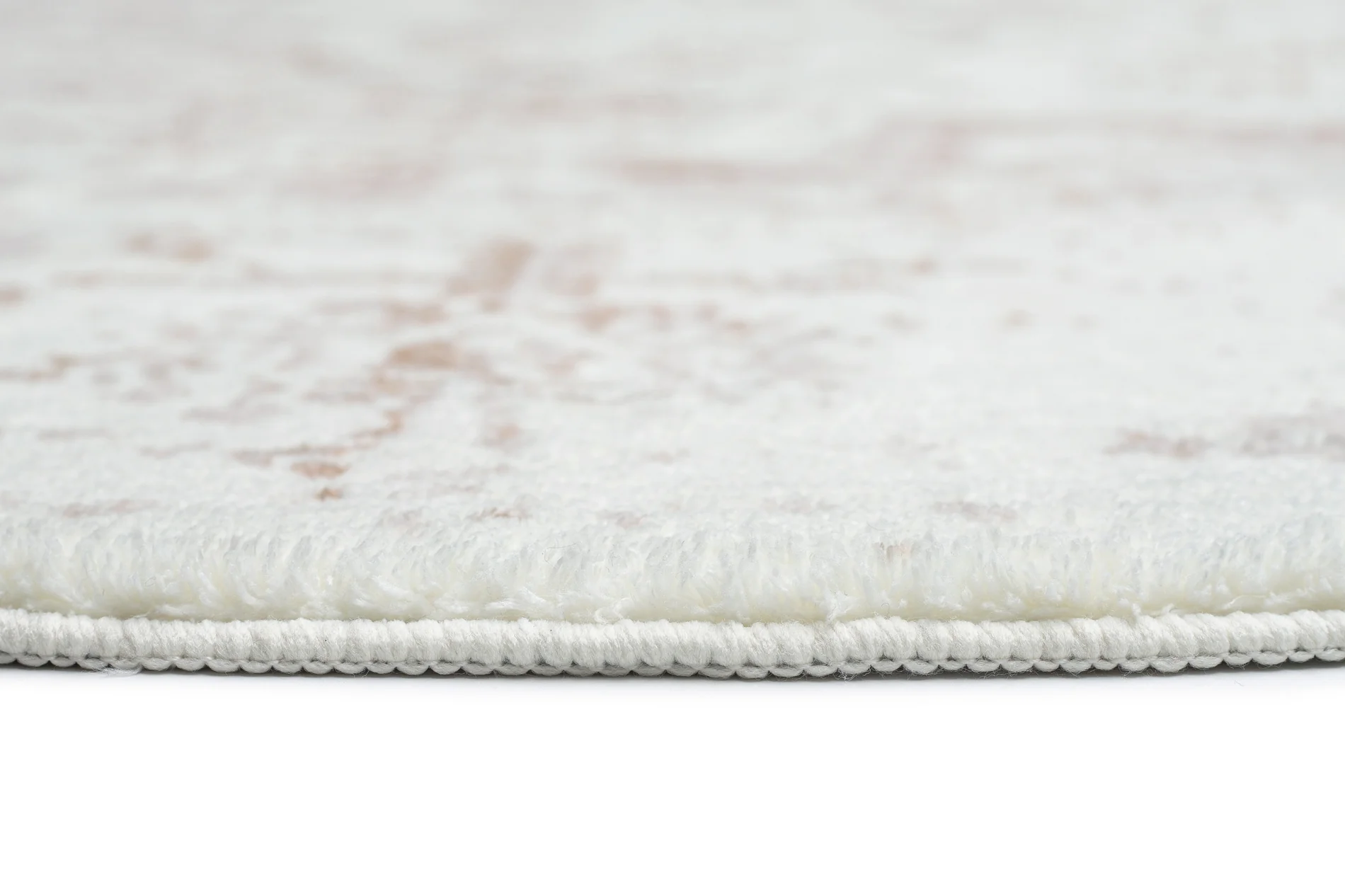 Cabanela Cream and Beige Washable Round Rug - Image 10