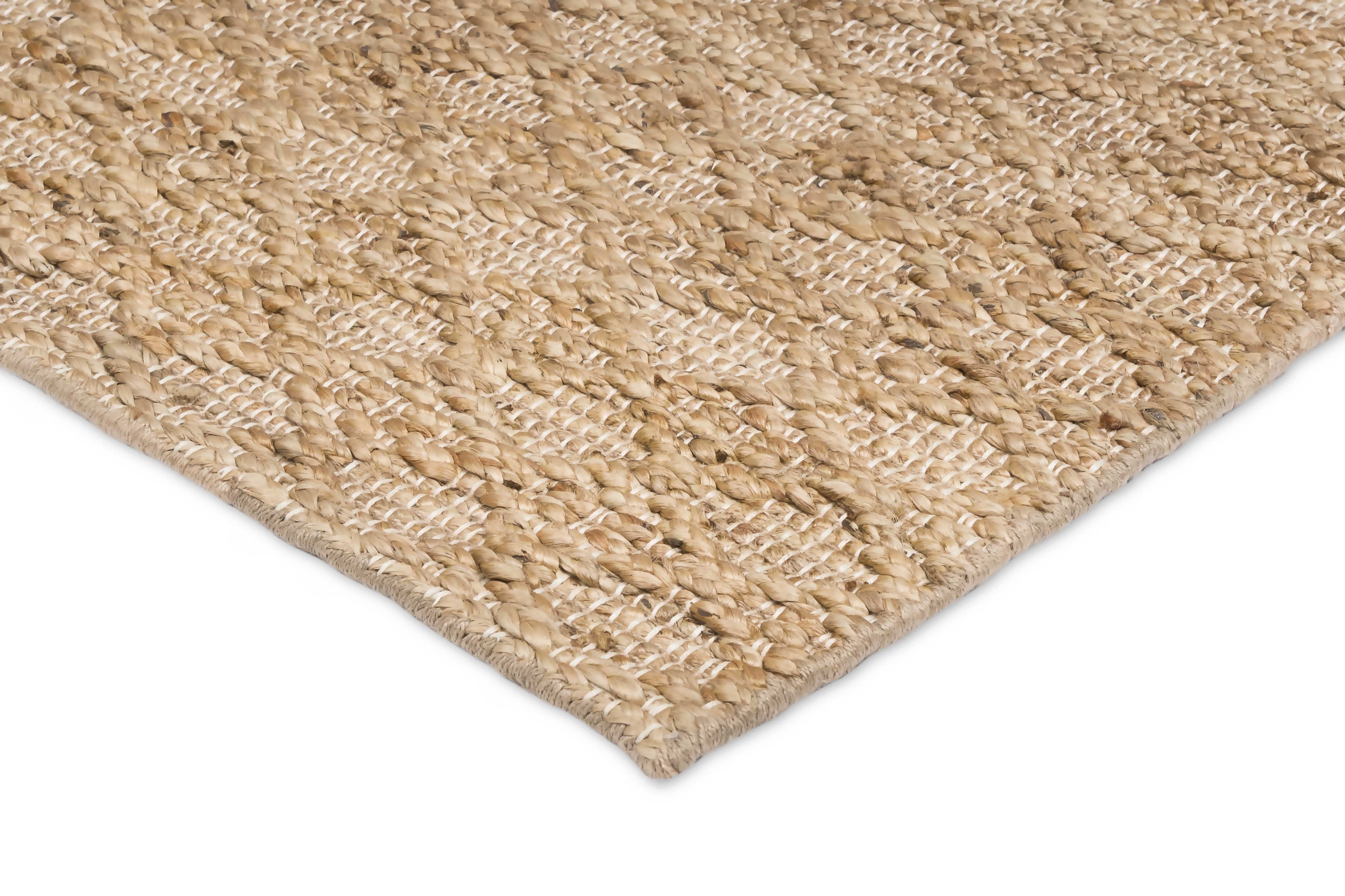 Callie Tribal Natural Diamond Jute Rug - Image 6