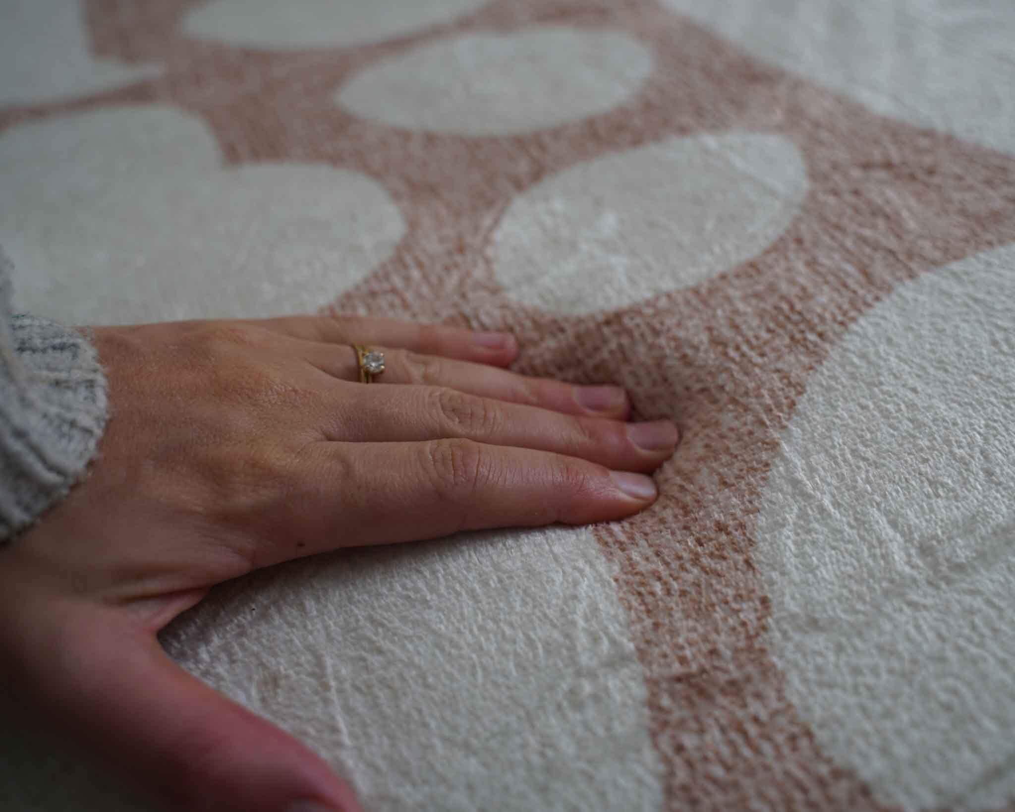 Calo Beige and Brown Floral Rollie Pollie Playmat - Image 4