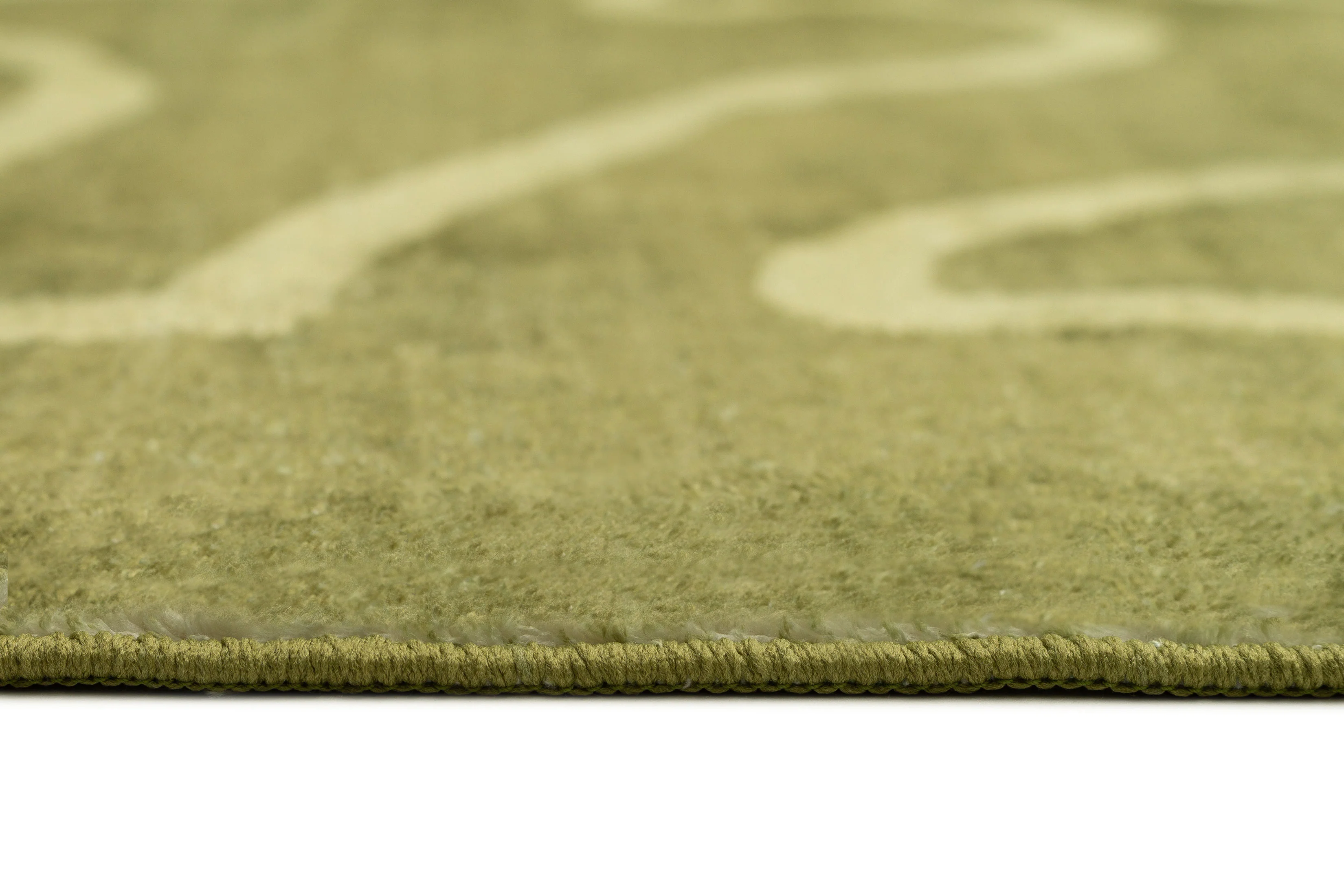 Canali Green Hand Drawn Washable Rug - Image 10