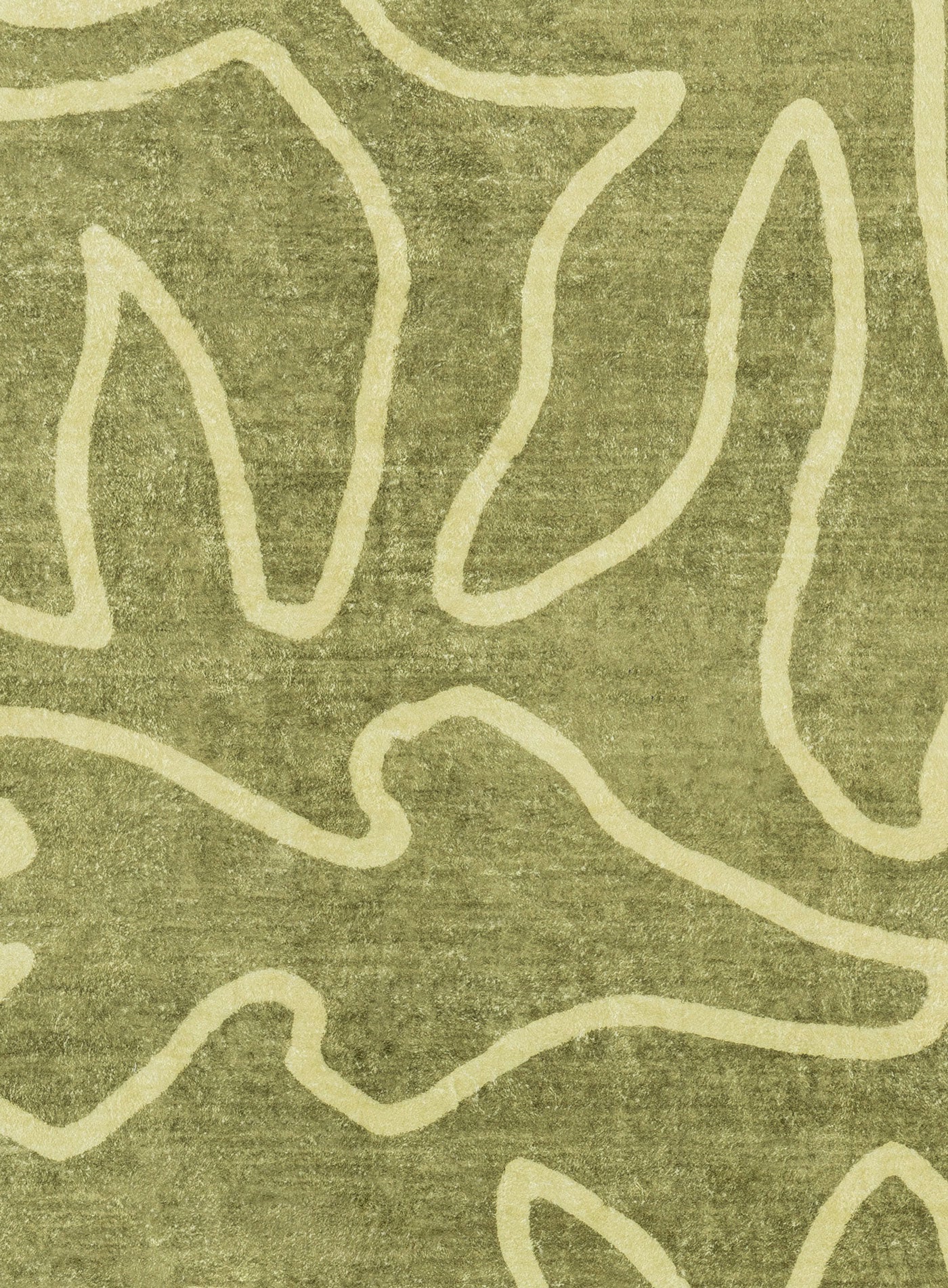 Canali Green Hand Drawn Washable Rug - Image 9