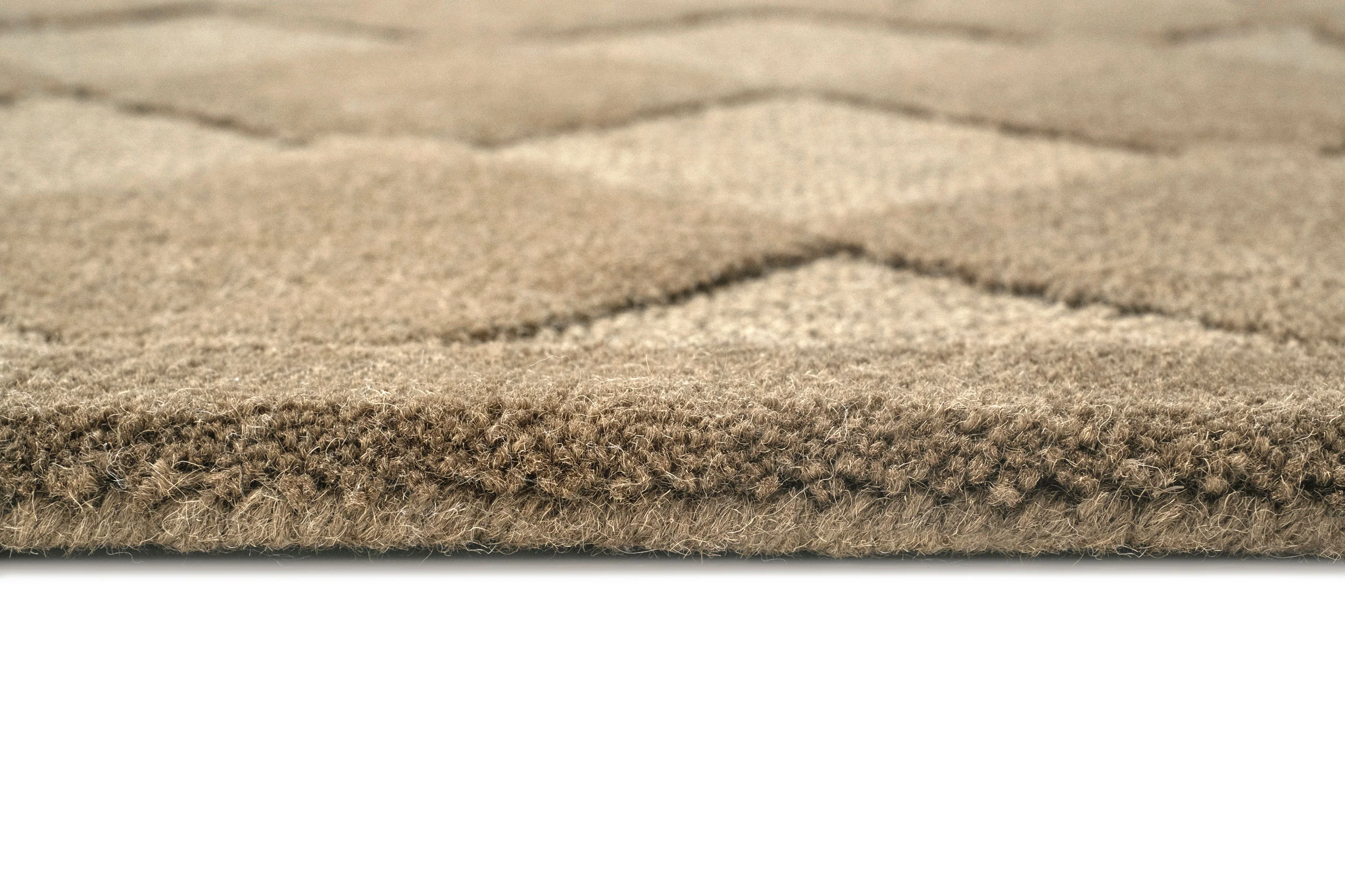 Canaya Beige Diamond Hand-Tufted Rug - Image 11