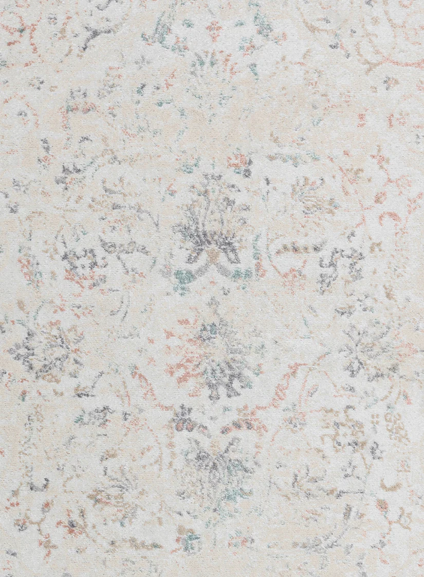 Caribou Cream and Pink Traditional Rug - Image 10