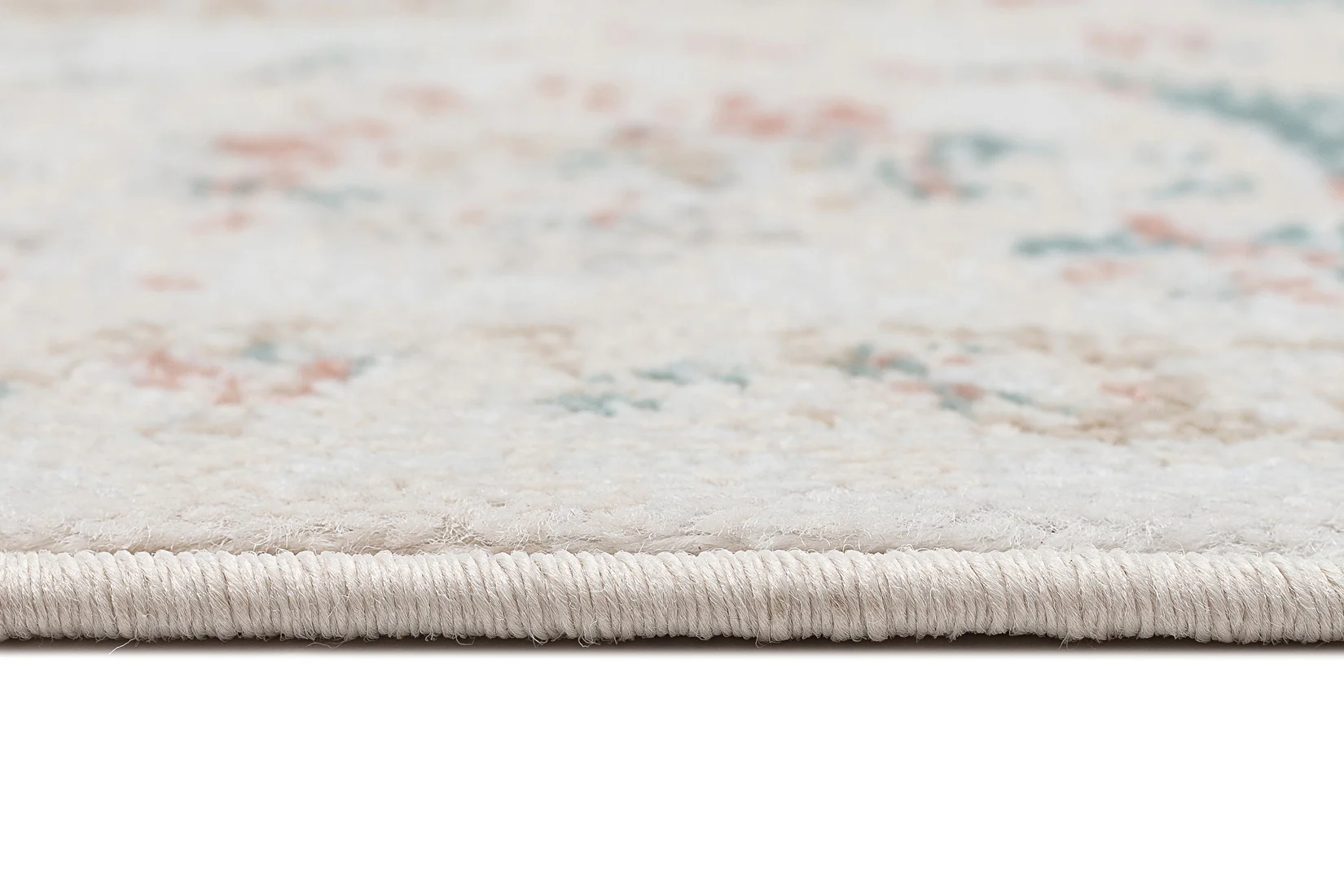 Caribou Cream and Pink Traditional Rug - Image 11