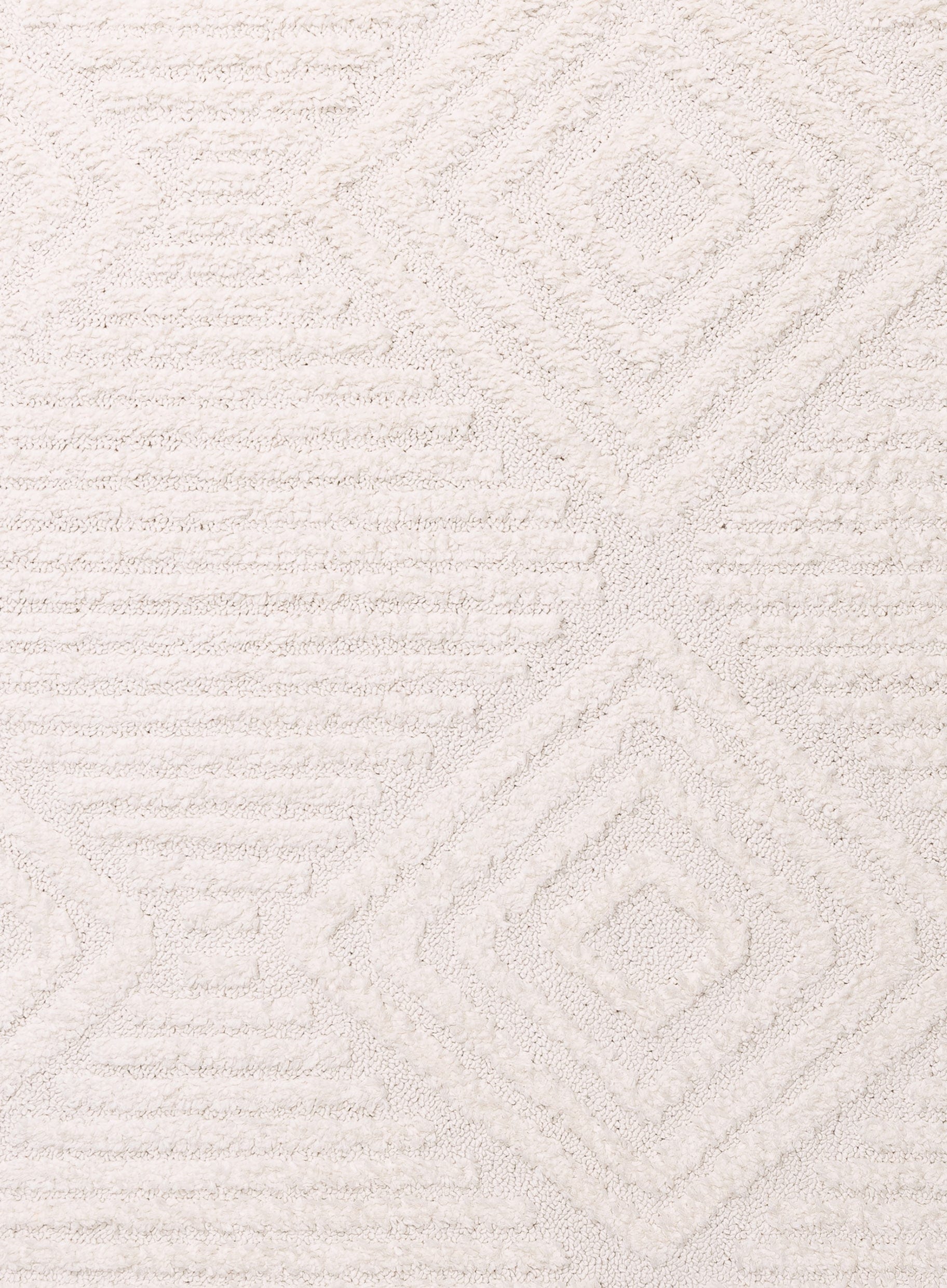 Catriona Ivory Cream Geometric Textured Rug - Image 15