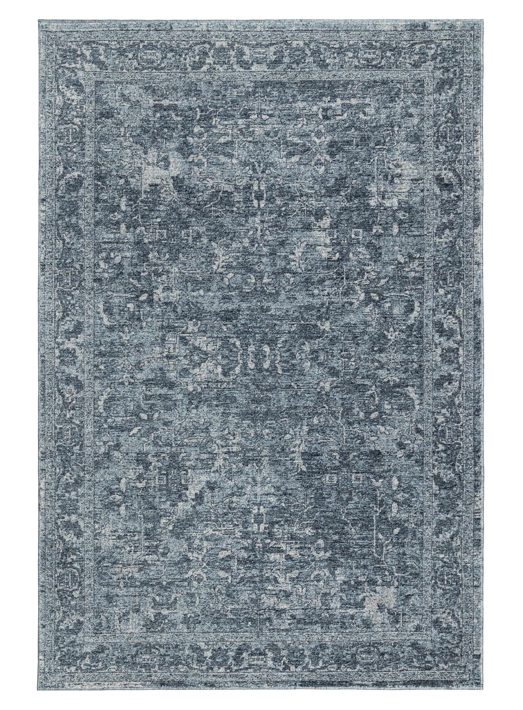 Celia Tonal Distressed Blue Rug