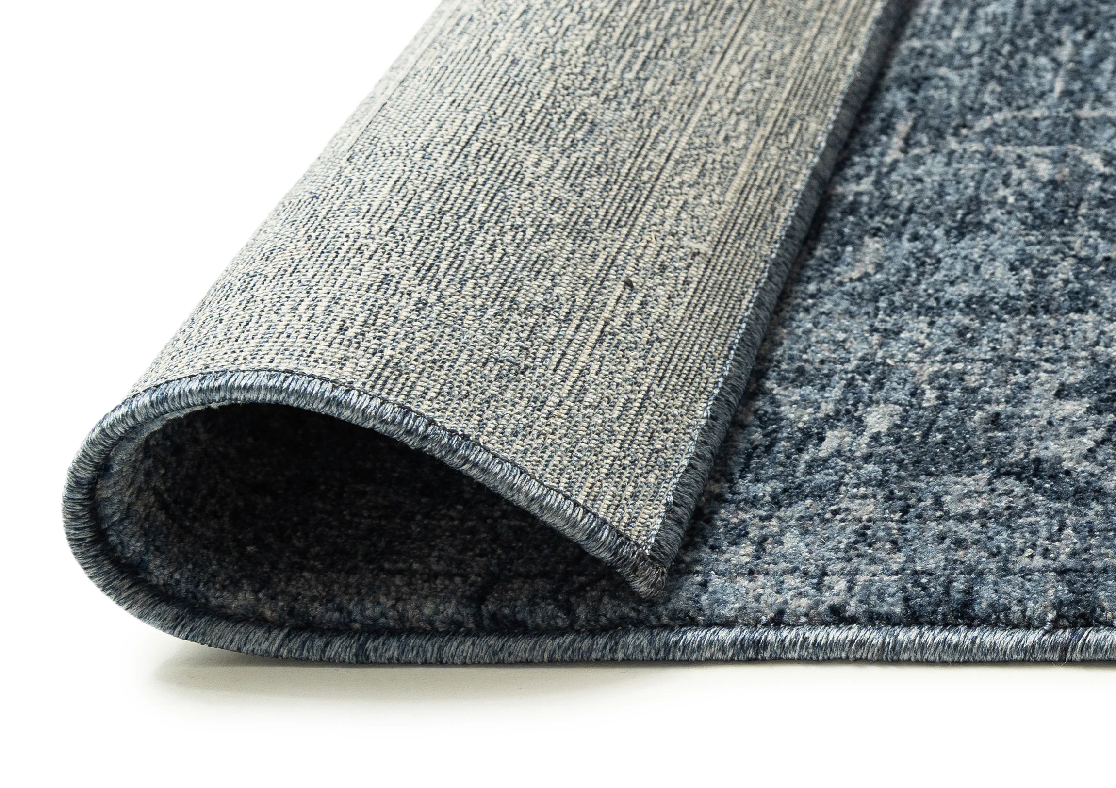 Celia Tonal Distressed Blue Rug - Image 4