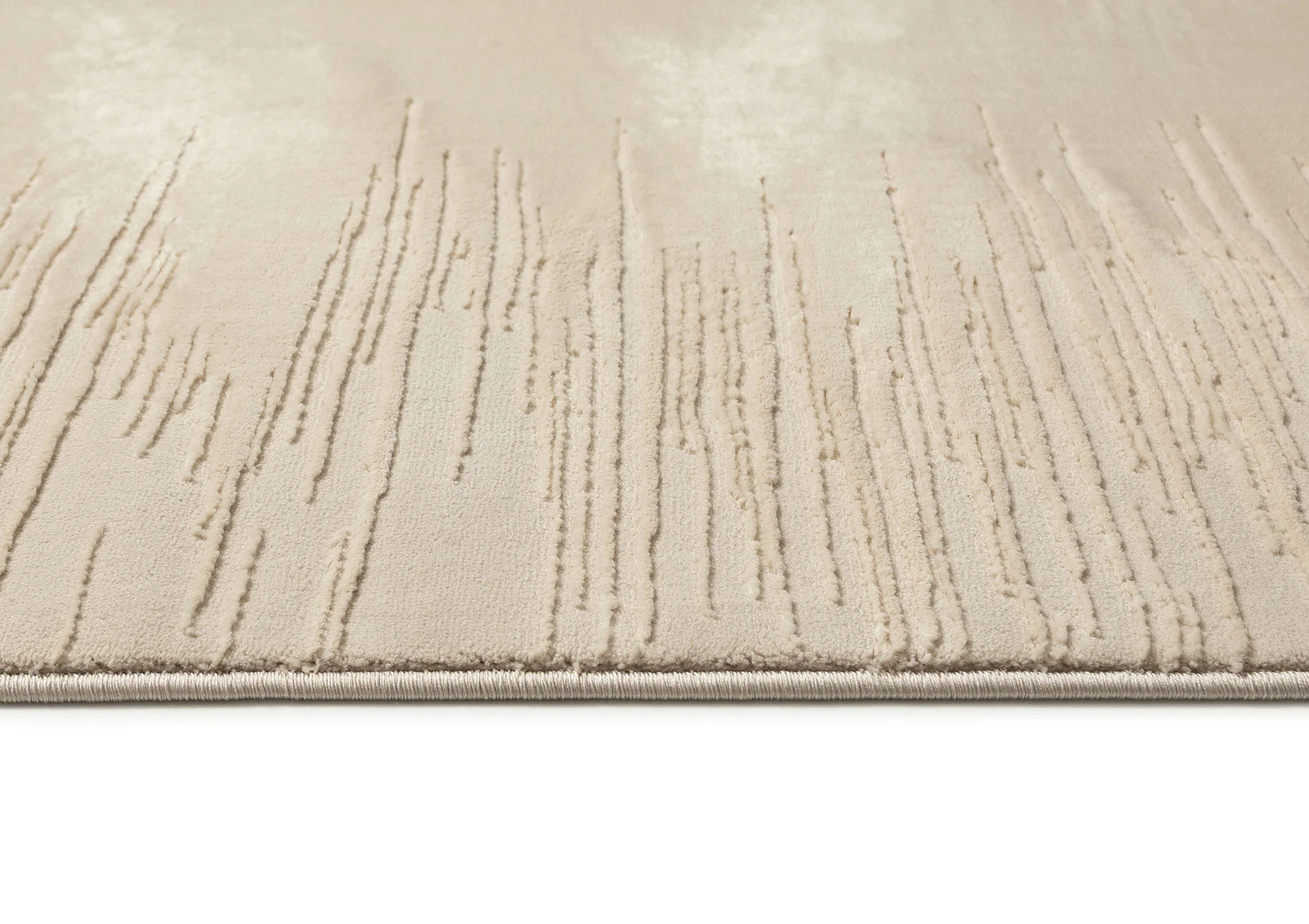 Chaleya Tonal Ivory Abstract Rug - Image 3