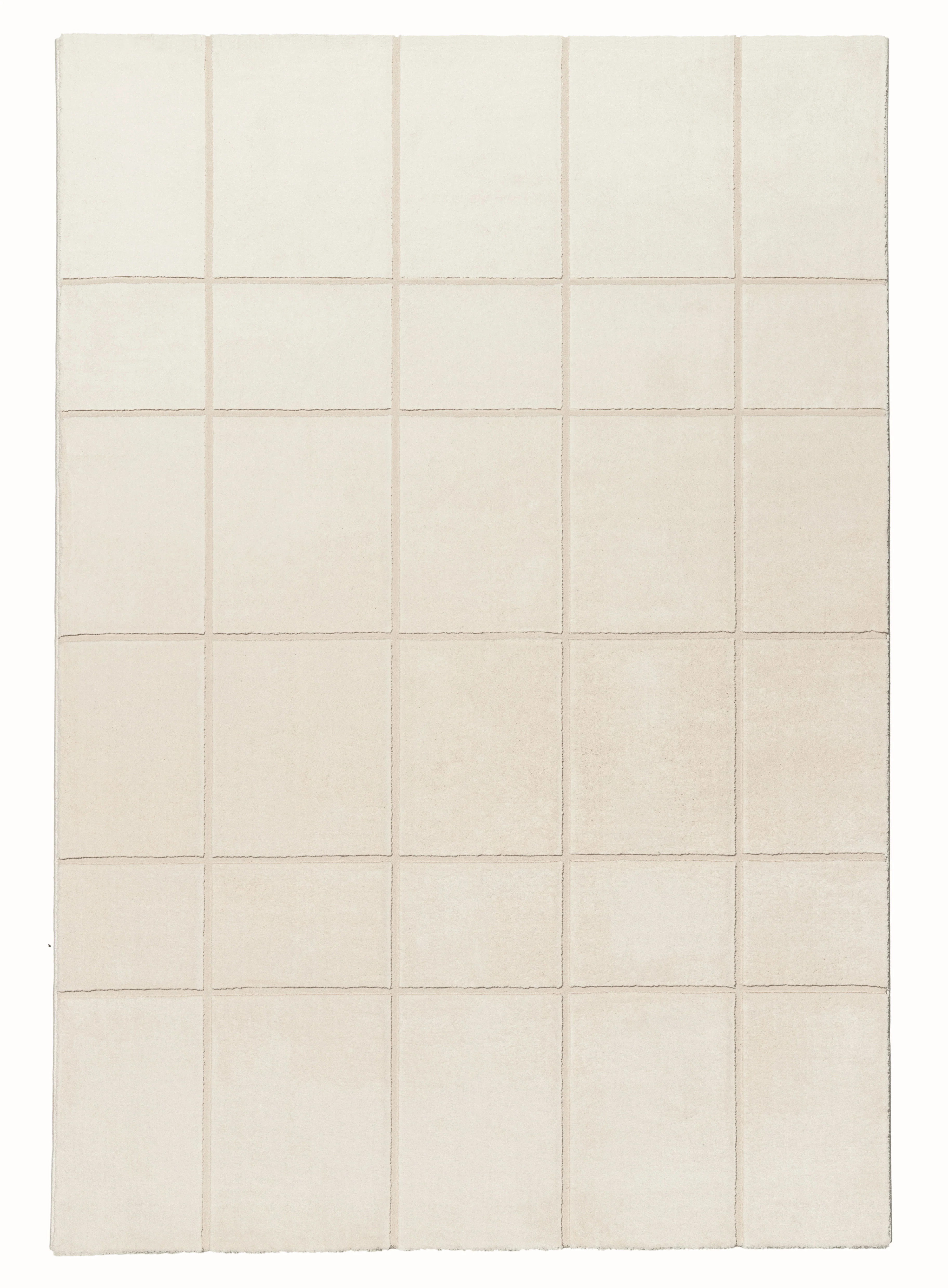 Charmion Tonal Cream Grid Rug
