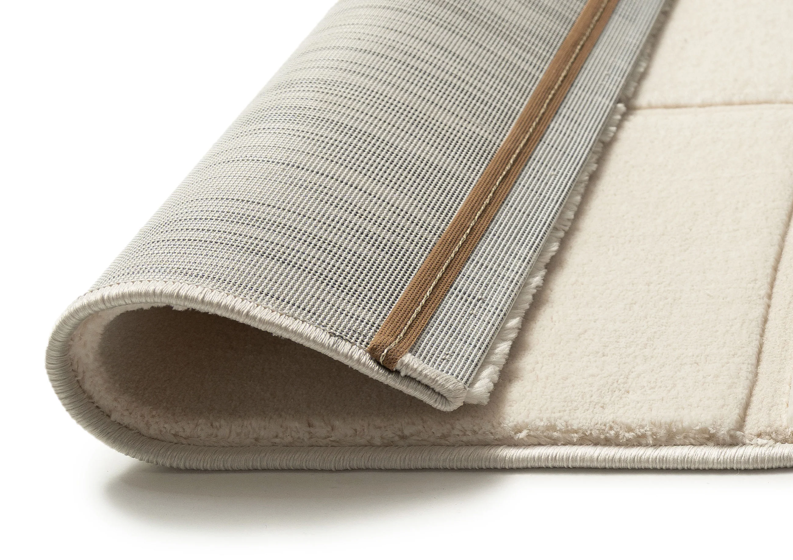 Charmion Tonal Cream Grid Rug - Image 5