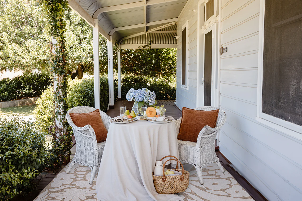 Cheska Beige Cream Indoor Outdoor Washable Rug - Image 3