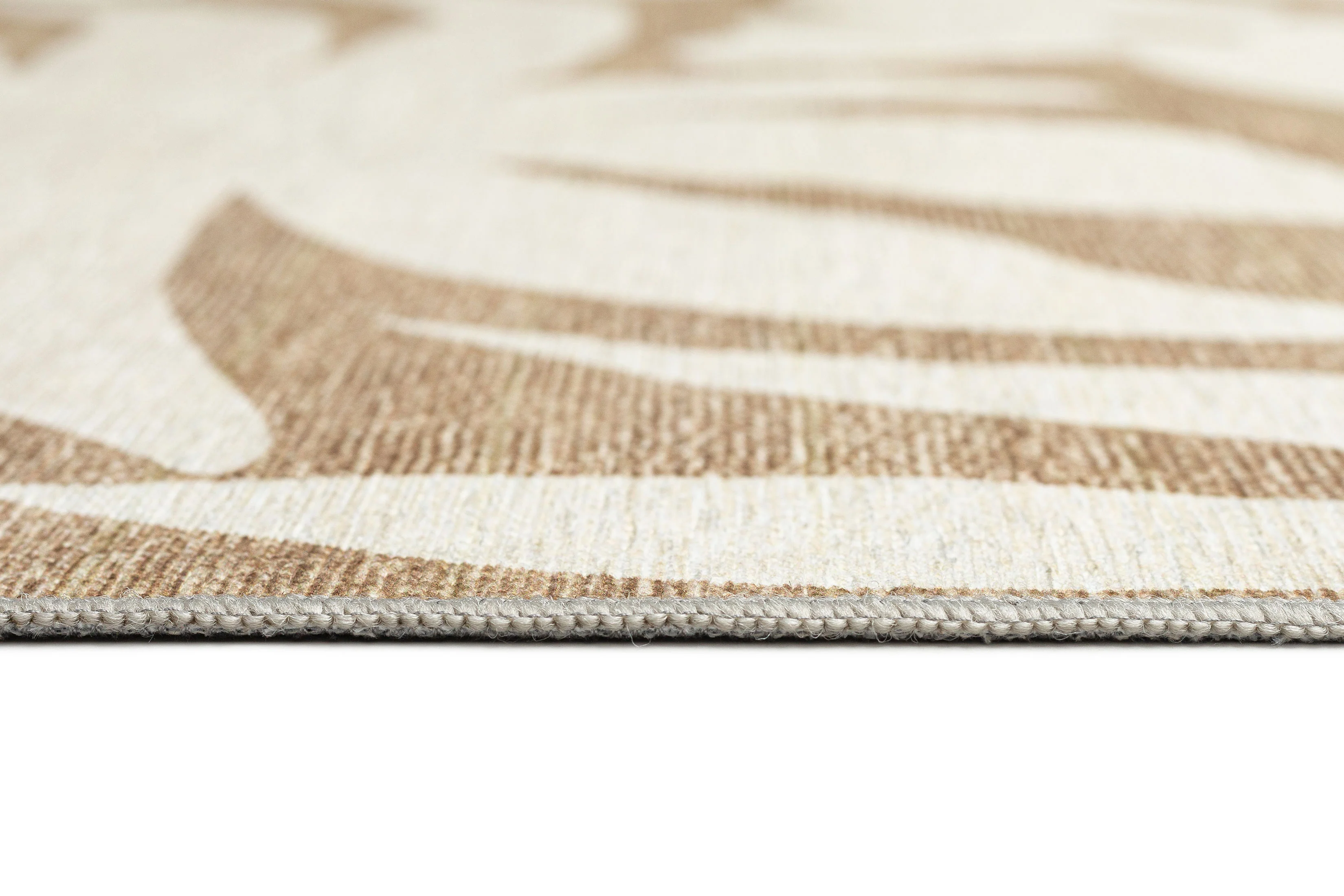 Cheska Beige Cream Indoor Outdoor Washable Rug - Image 7