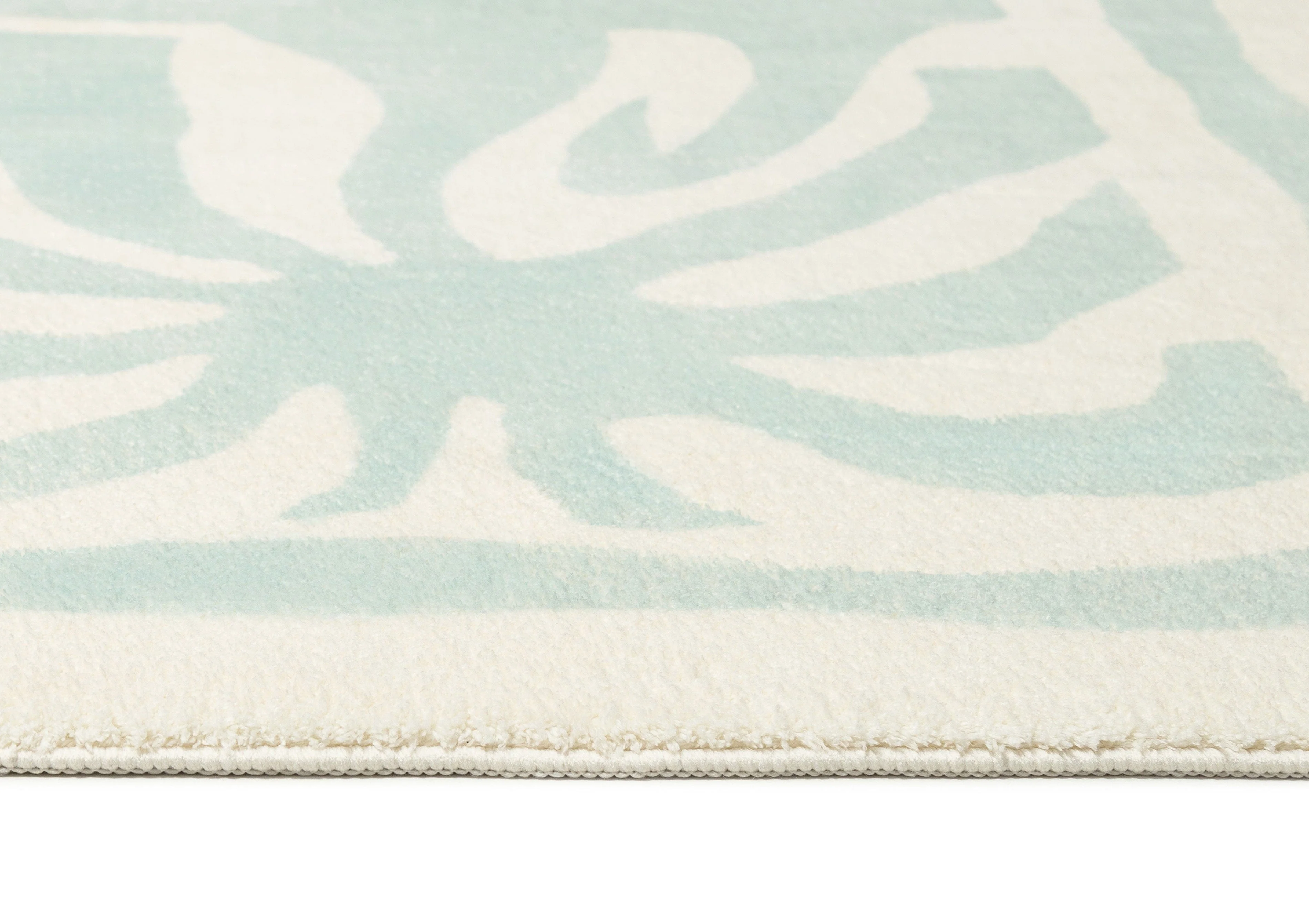 Cindy Blue Waves and Palms Washable Rug - Image 9
