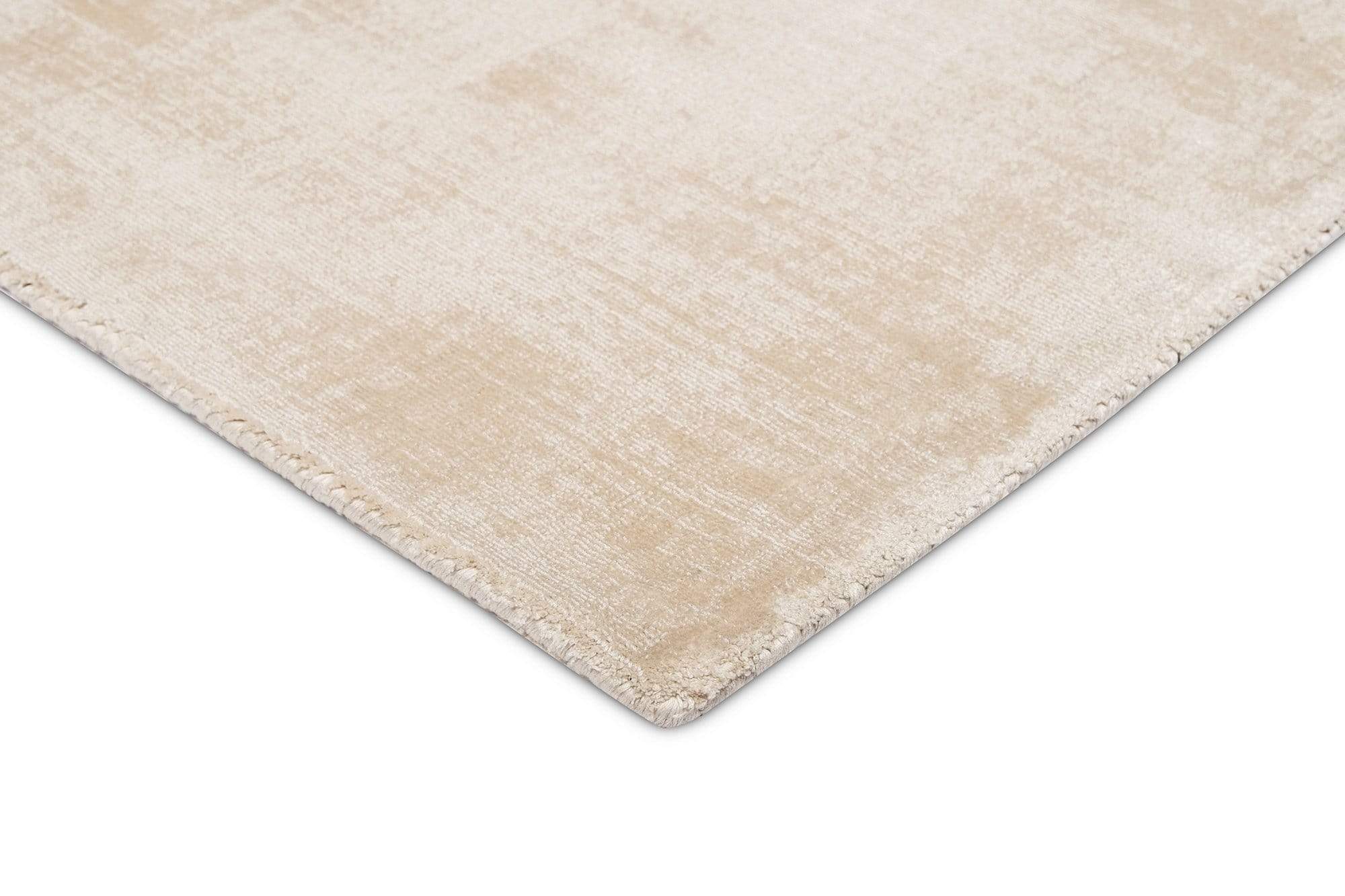 Claude Beige and Ivory Distressed Viscose Rug - Image 17