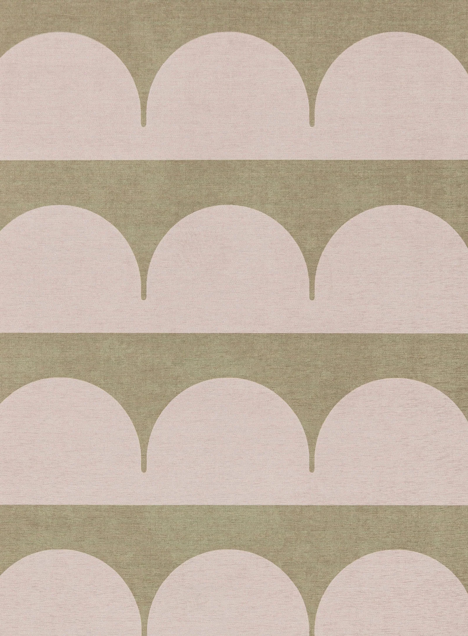 Cleo Blush and Sage Arch Pattern Indoor Outdoor Rug - Image 10