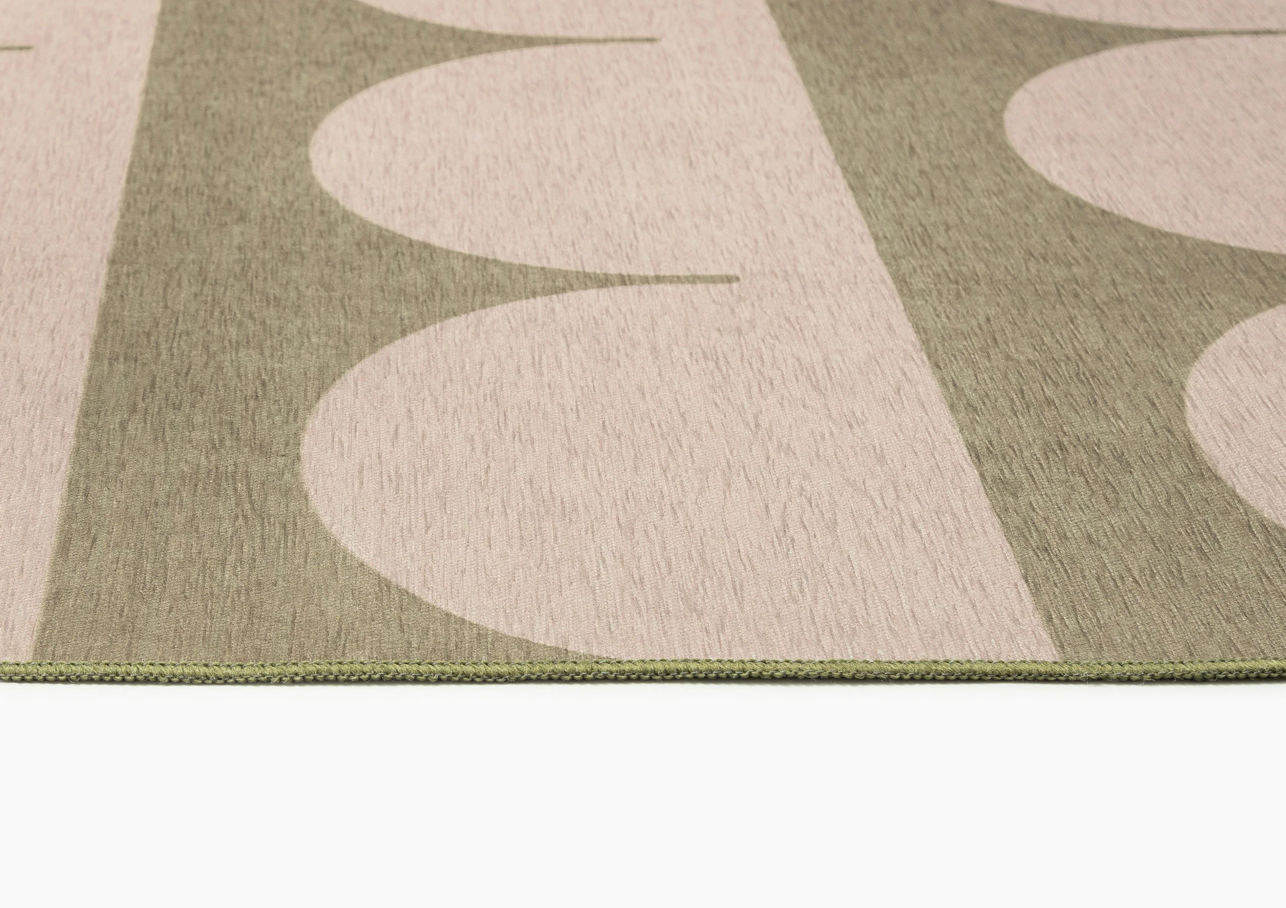 Cleo Blush and Sage Arch Pattern Indoor Outdoor Rug - Image 8
