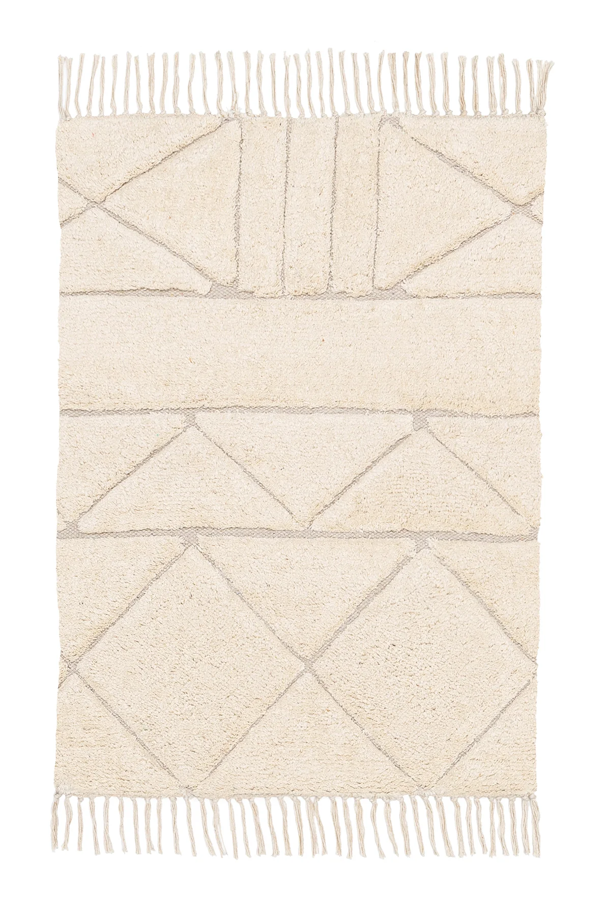 Coco Ivory Tribal Washable Bath Mat