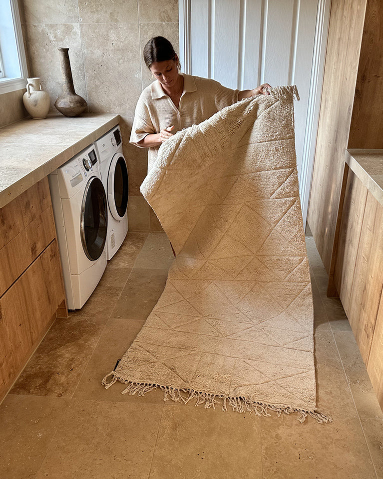 Coco Ivory Tribal Washable Bath Mat - Image 2