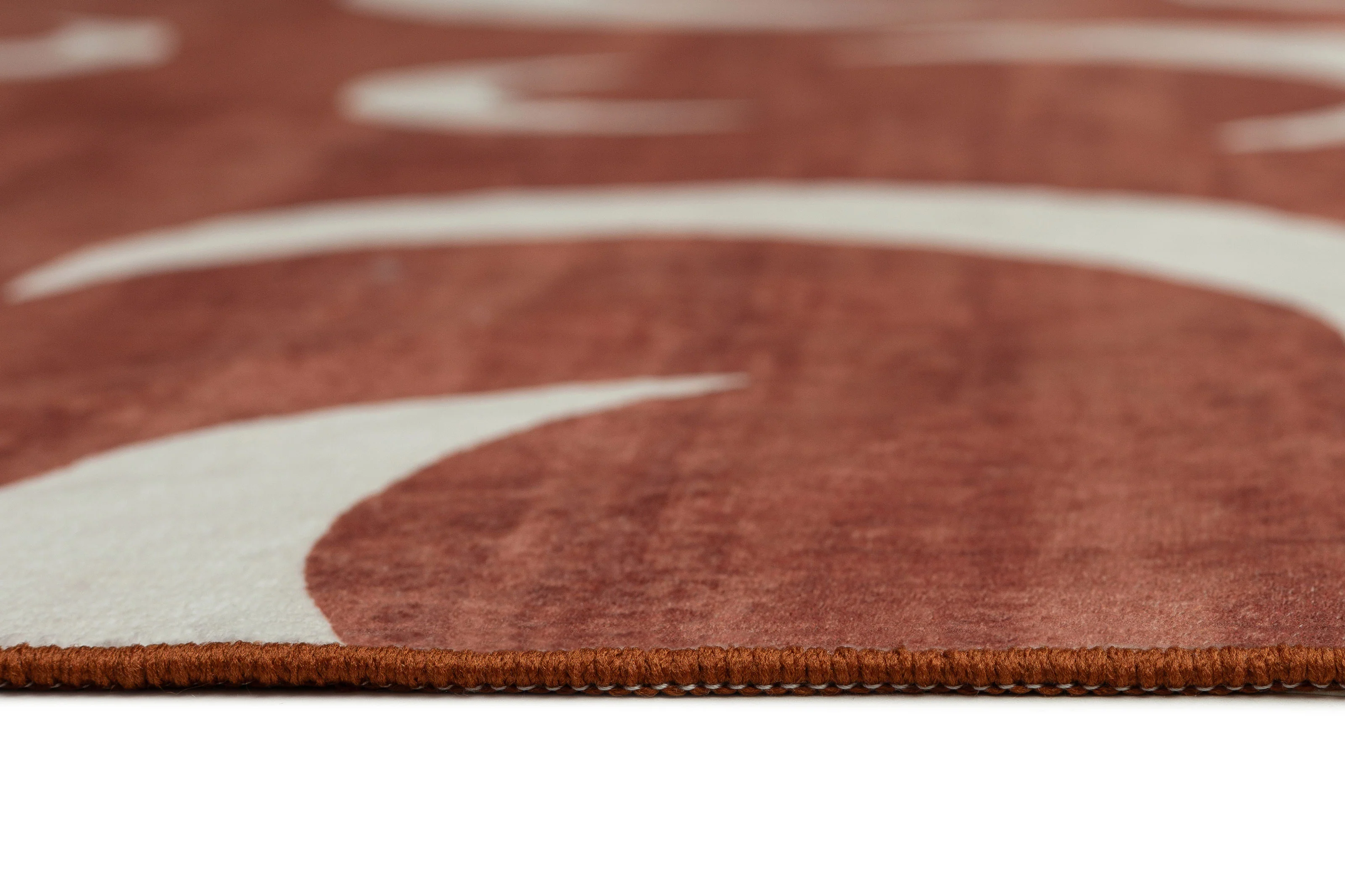 Collana Brown Terracotta Moon Washable Rug - Image 7