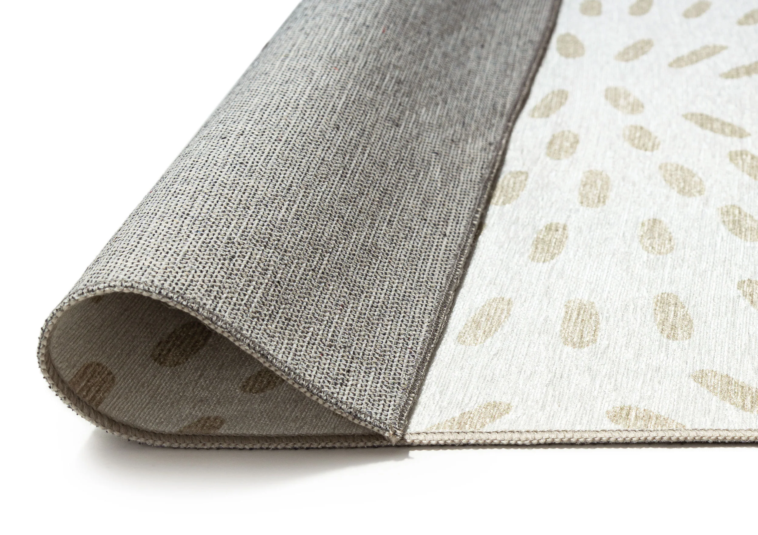 Coral Beige Cream Indoor Outdoor Washable Rug - Image 10