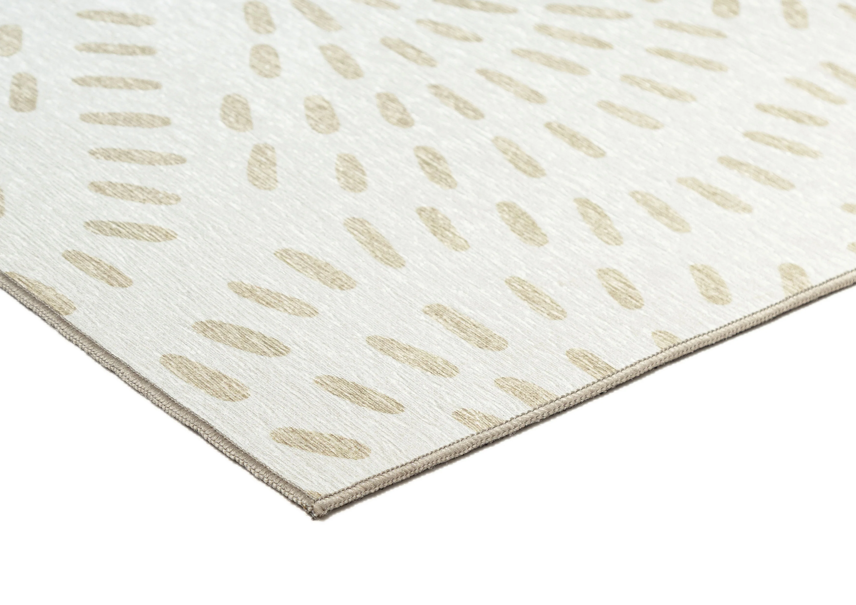Coral Beige Cream Indoor Outdoor Washable Rug - Image 8