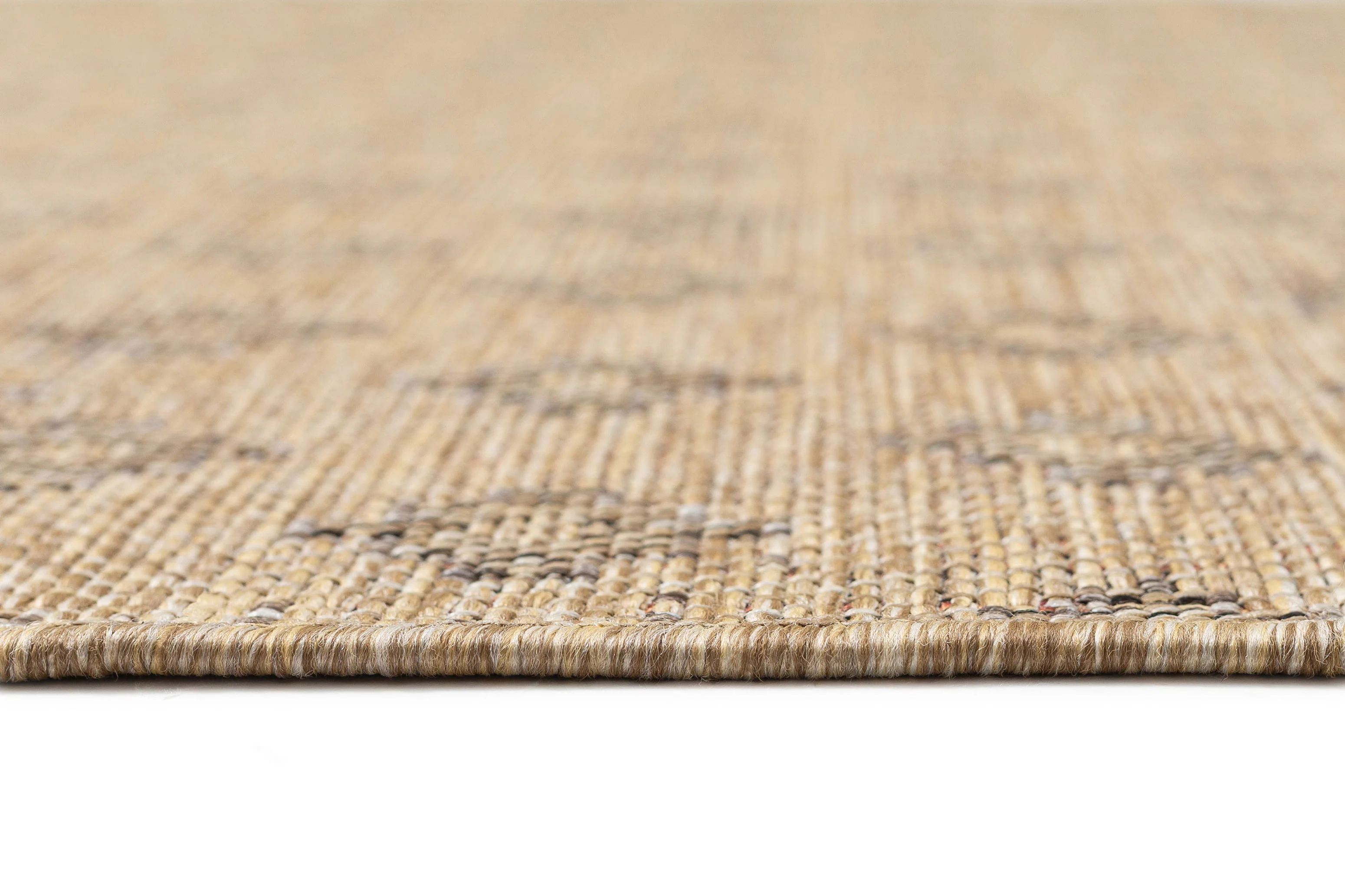 Cove Sand Nude and Ash Medallion Indoor Outdoor Rug - Image 11
