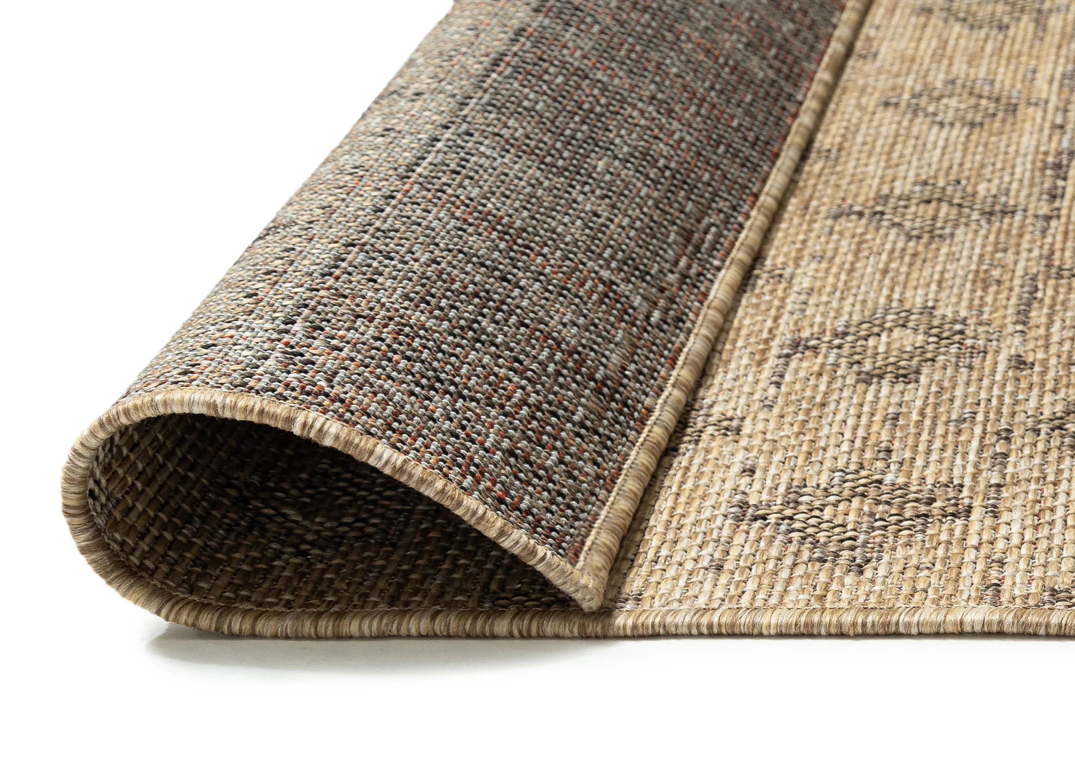 Cove Sand Nude and Ash Medallion Indoor Outdoor Rug - Image 9