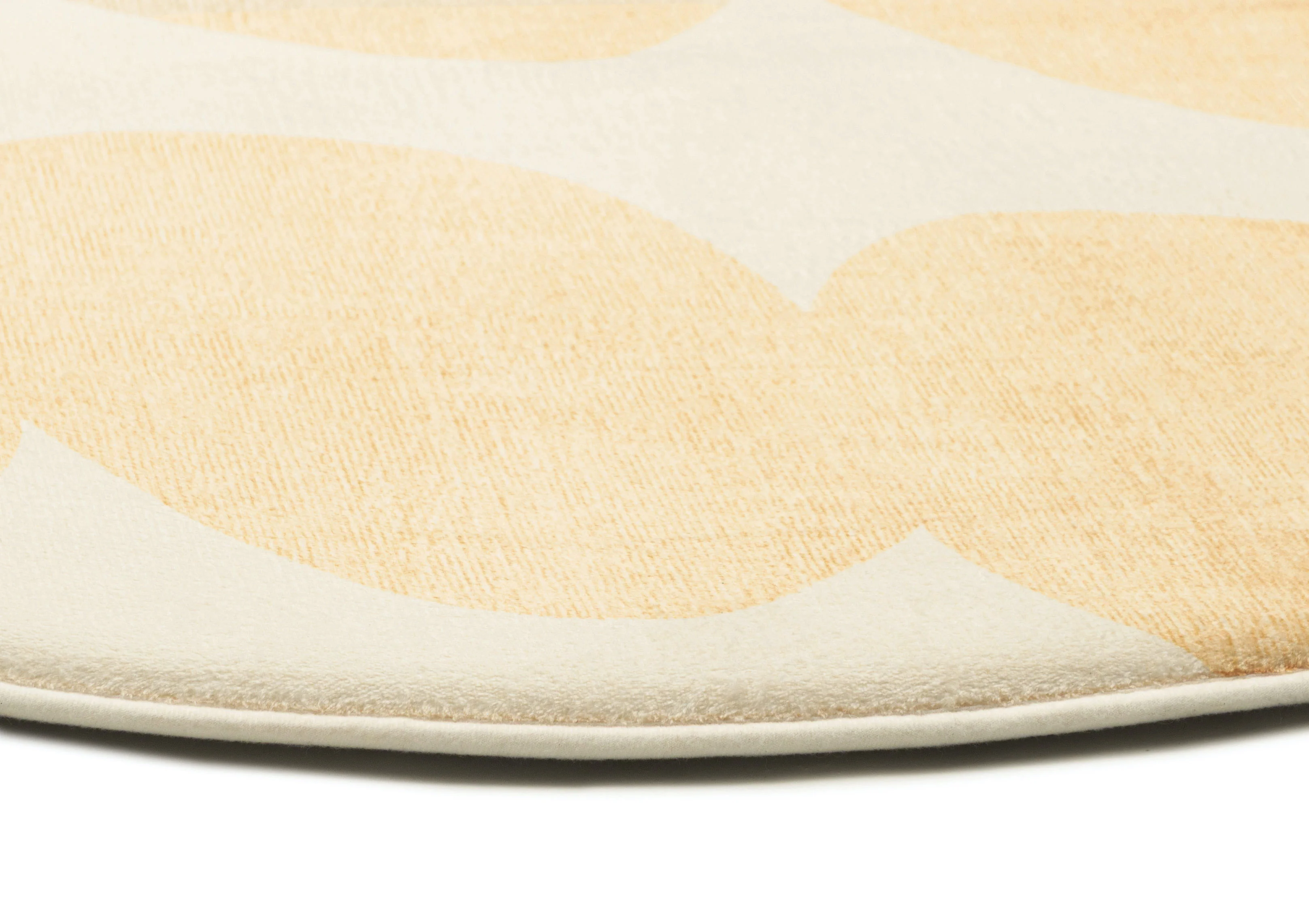 Cree Yellow and Beige Abstract Rollie Pollie Round Playmat - Image 7