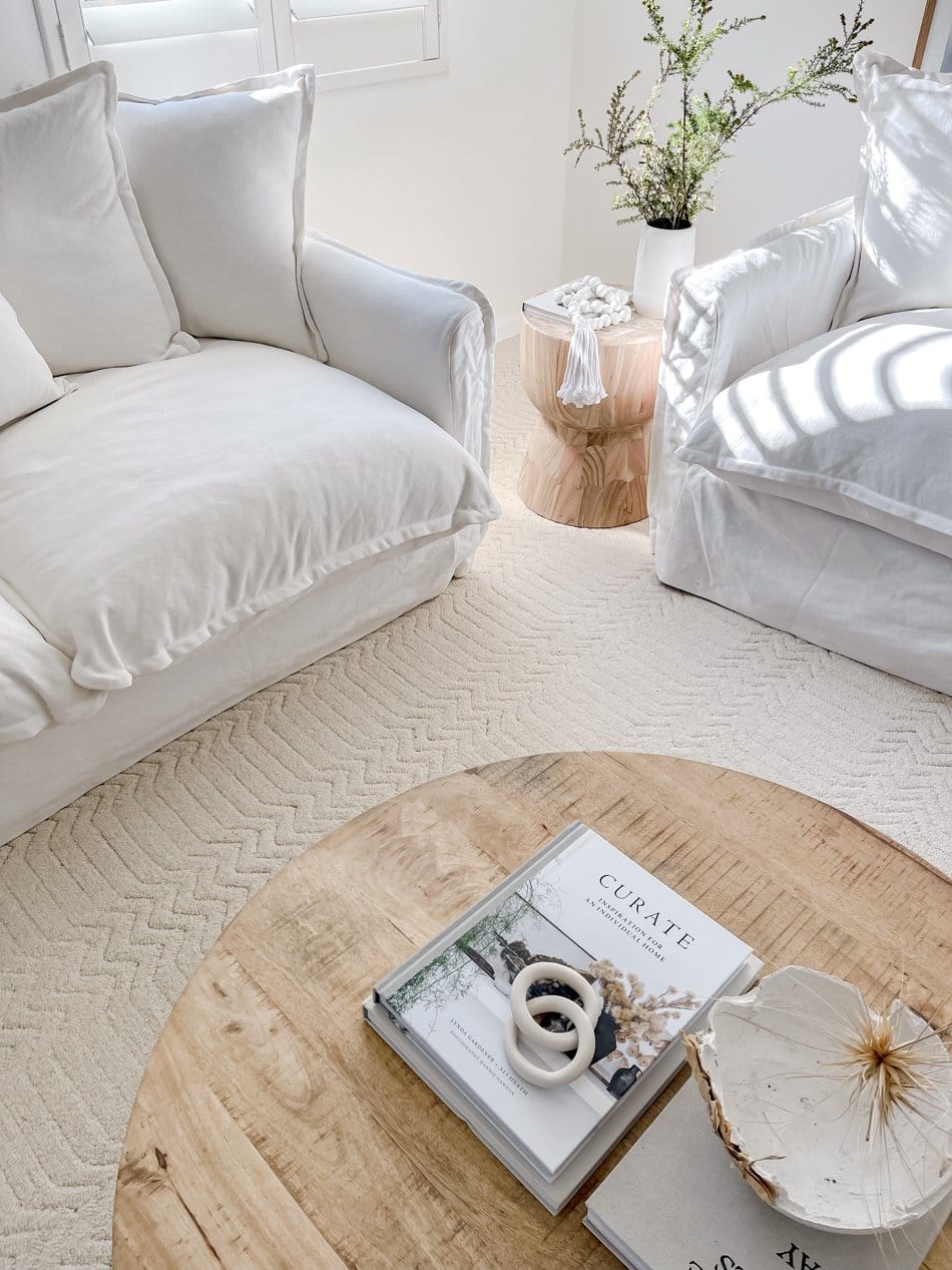 Cualli Ivory Cream Textured Rug - Image 13