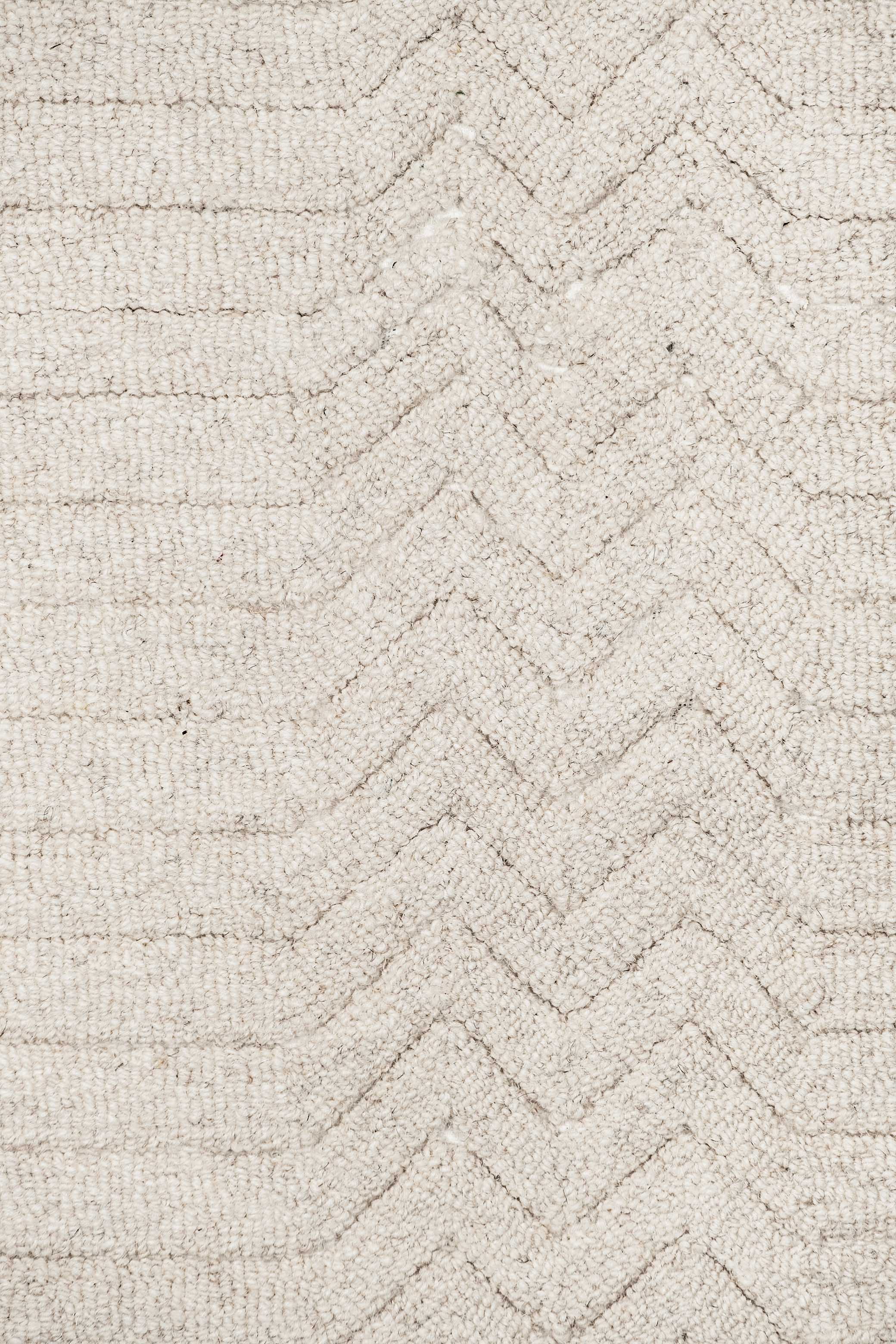 Cualli Ivory Cream Textured Rug - Image 20