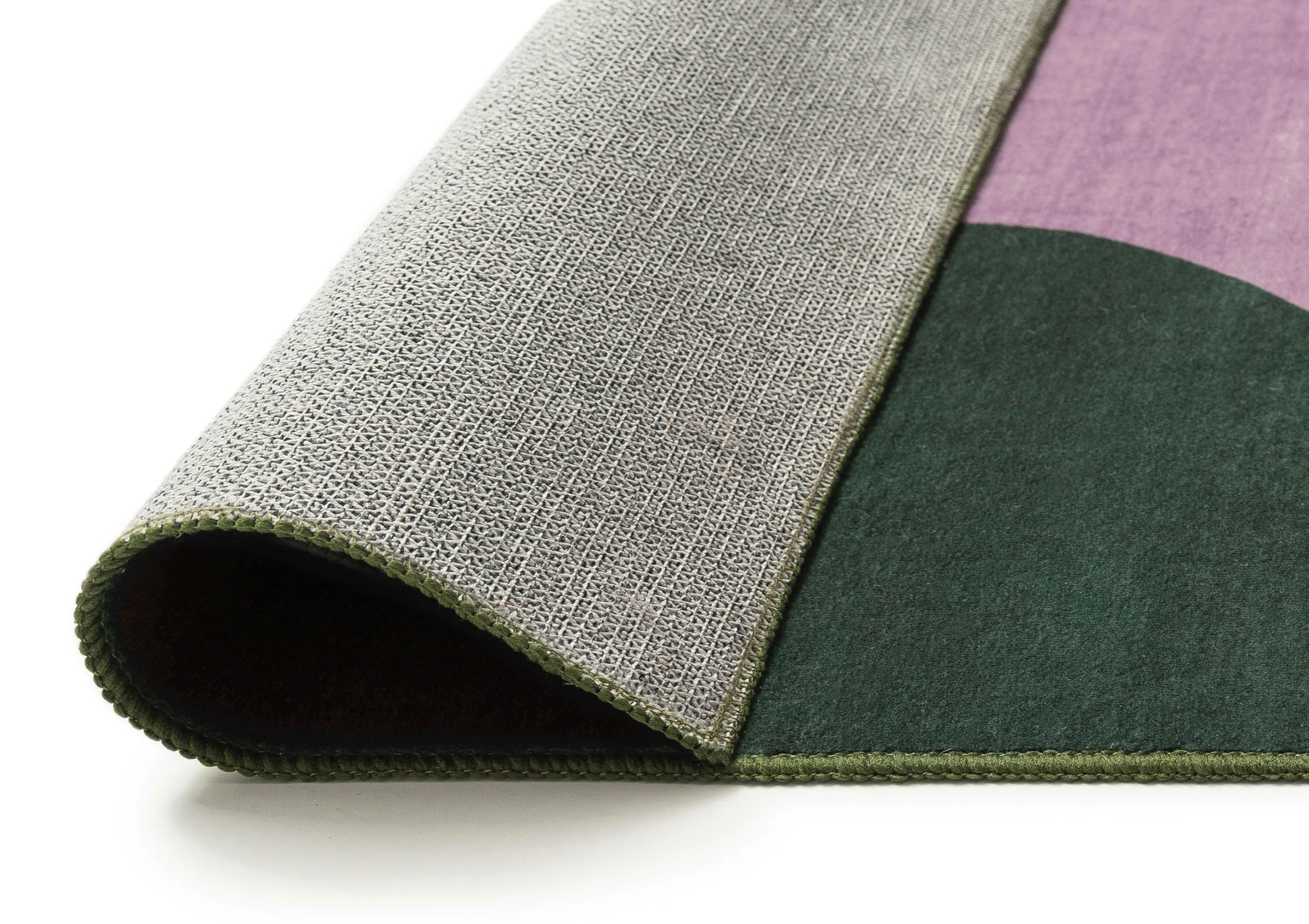 Cuenca Green and Purple Wave Washable Rug - Image 11