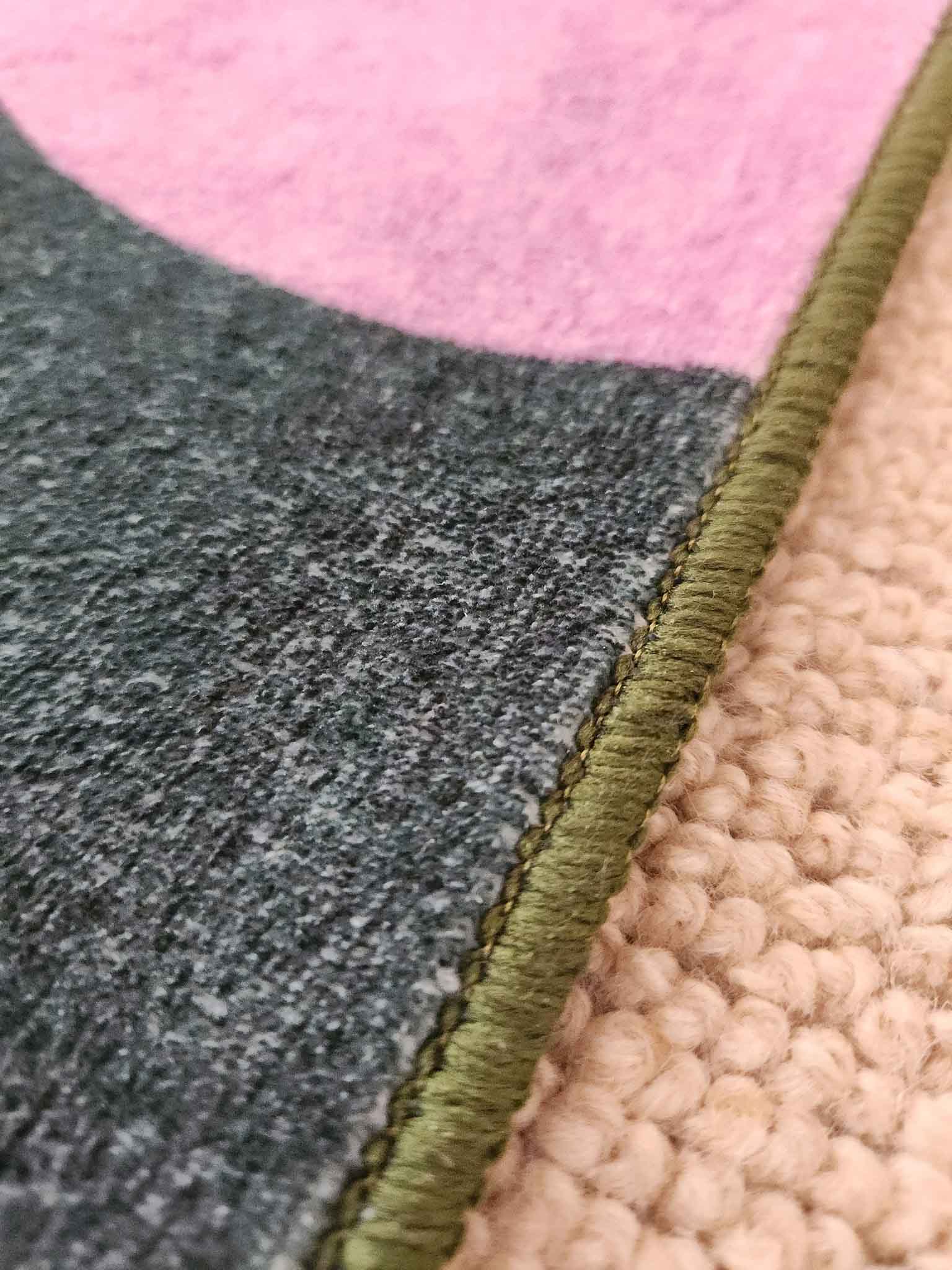 Cuenca Green and Purple Wave Washable Rug - Image 8