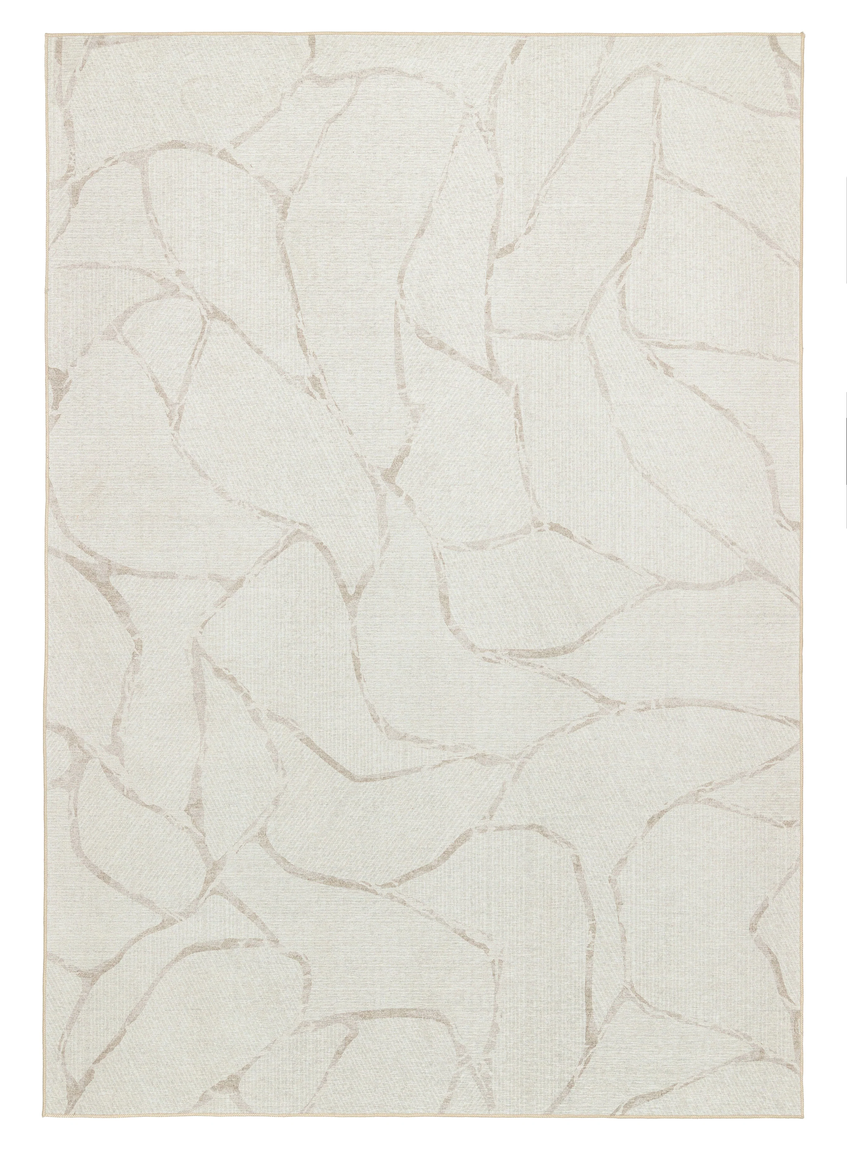 Cyra Soft Beige and Warm Taupe Indoor Outdoor Rug