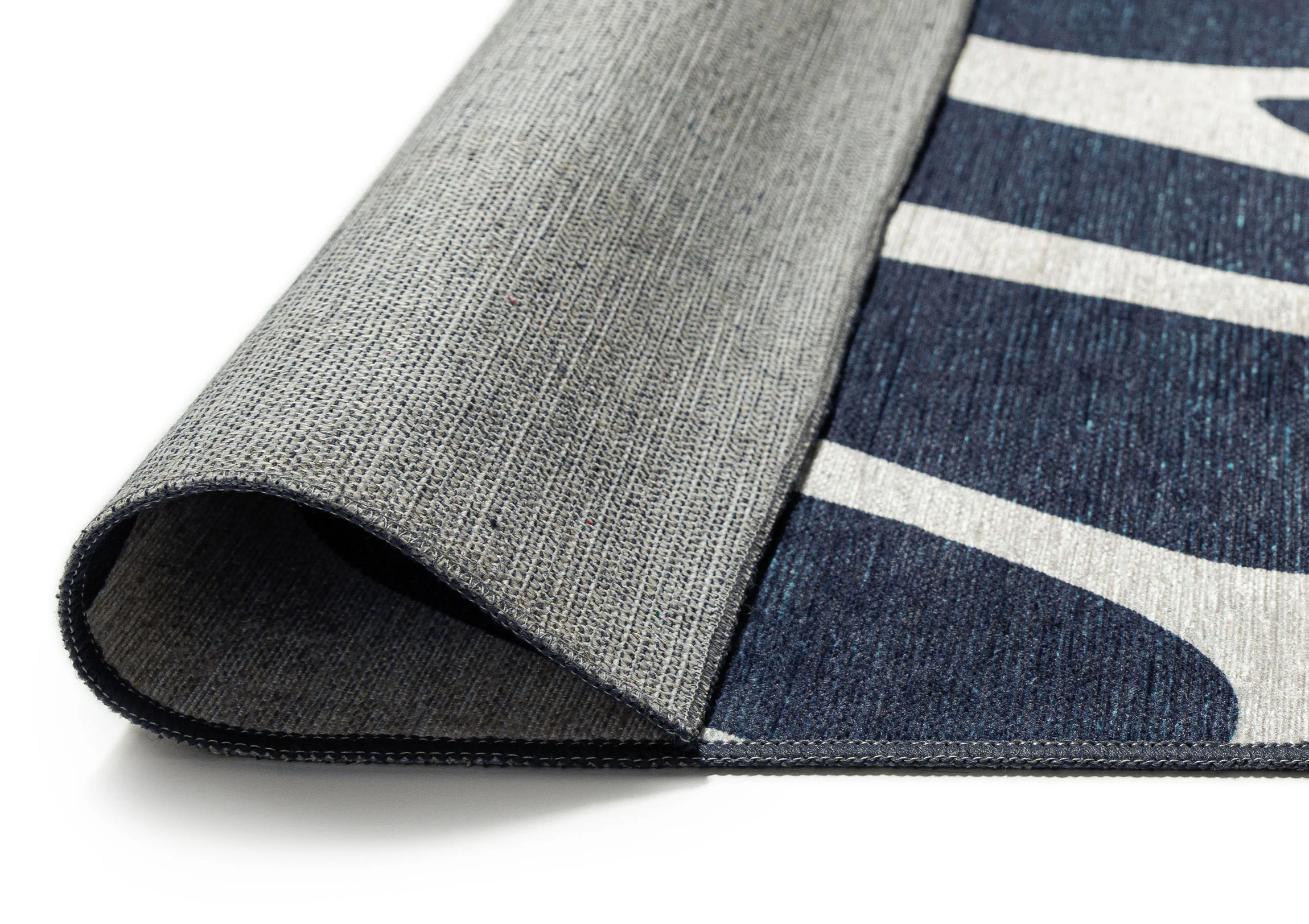 Damaris Blue Grey Cream Indoor Outdoor Washable Rug - Image 10