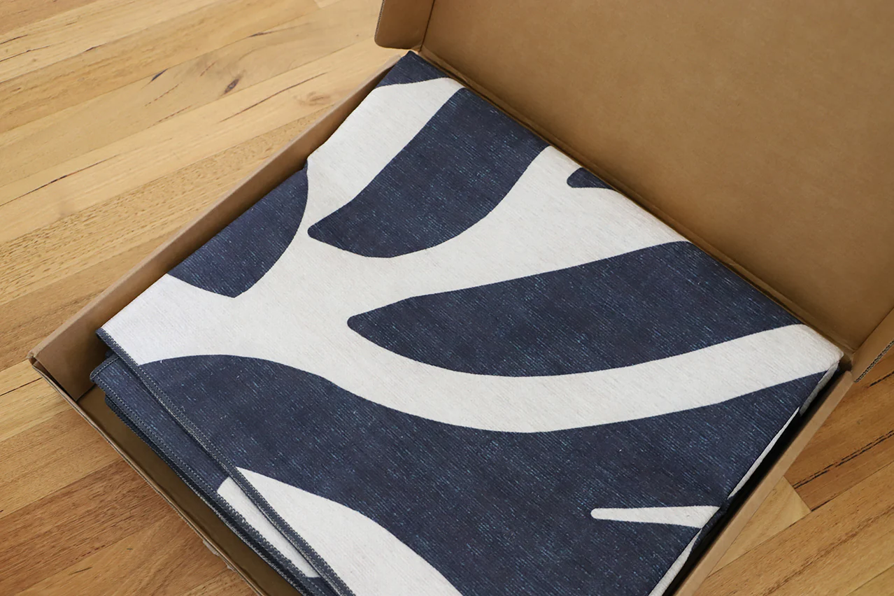 Damaris Blue Grey Cream Indoor Outdoor Washable Rug - Image 7