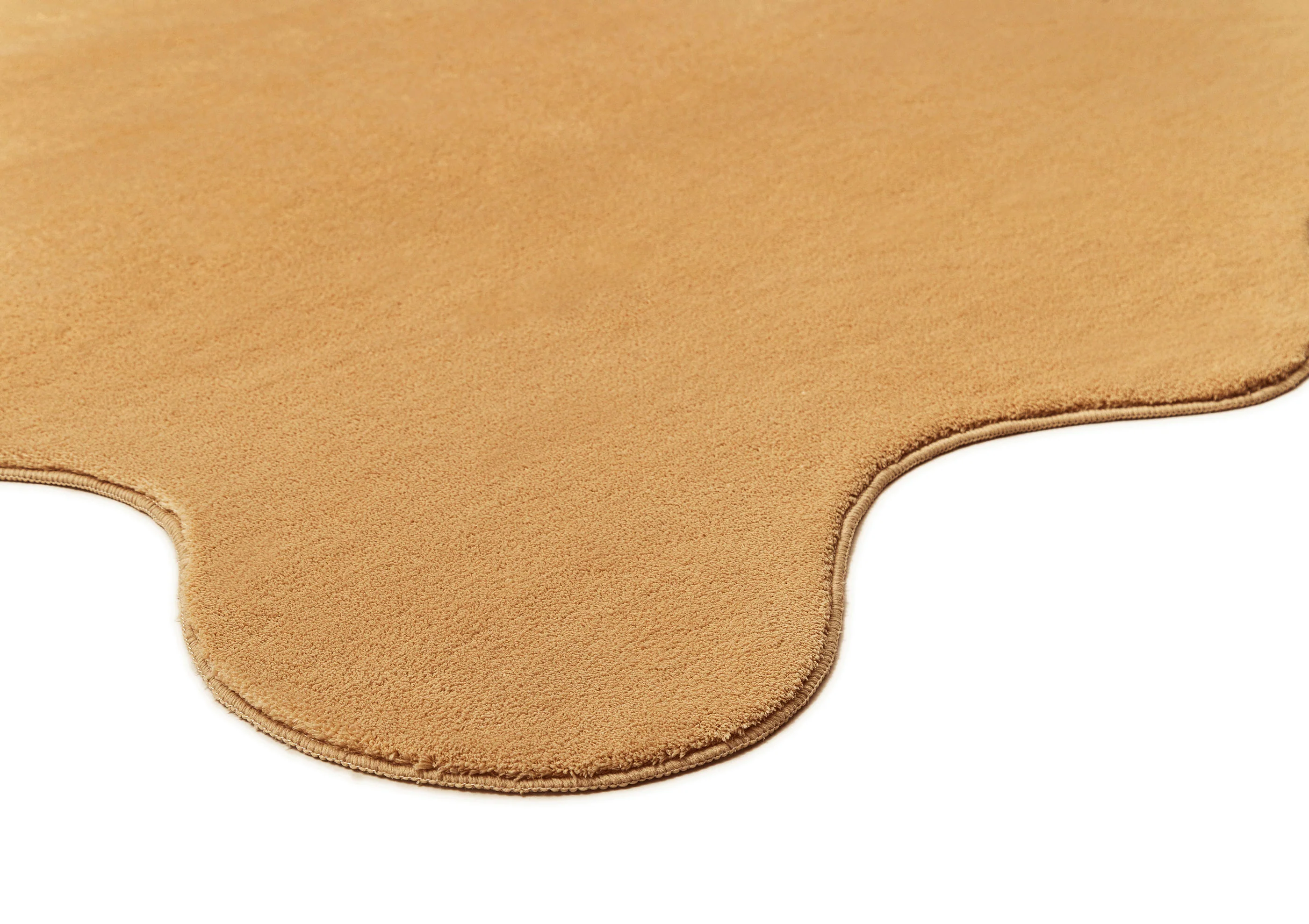 Darla Dark Beige Scallop Washable Rug - Image 6